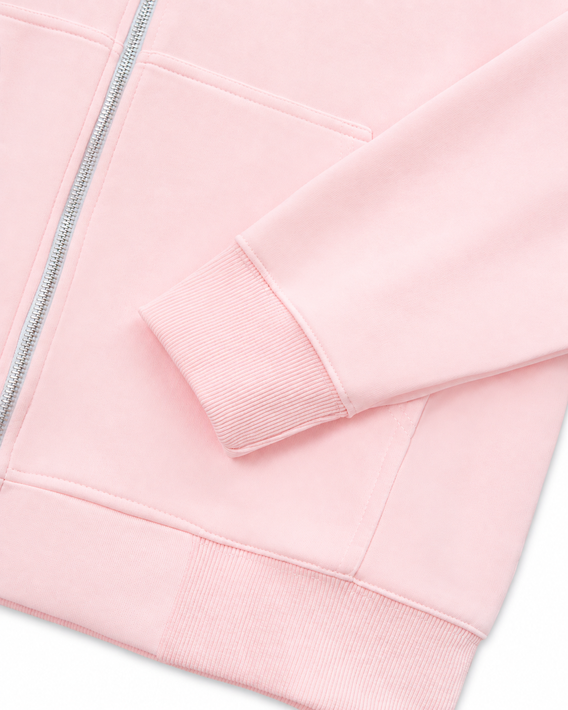 Áo Hoodie Zip Nỉ Hai Da Cotton USA Basic