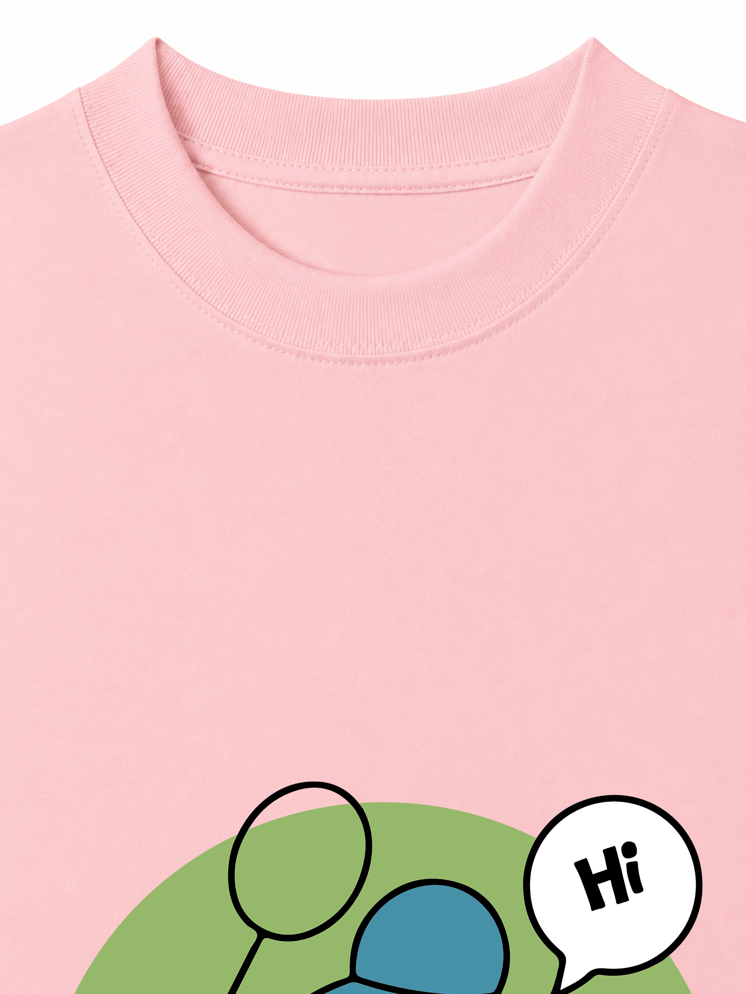 Áo Thun Relaxed Fit Badminton Cartoon