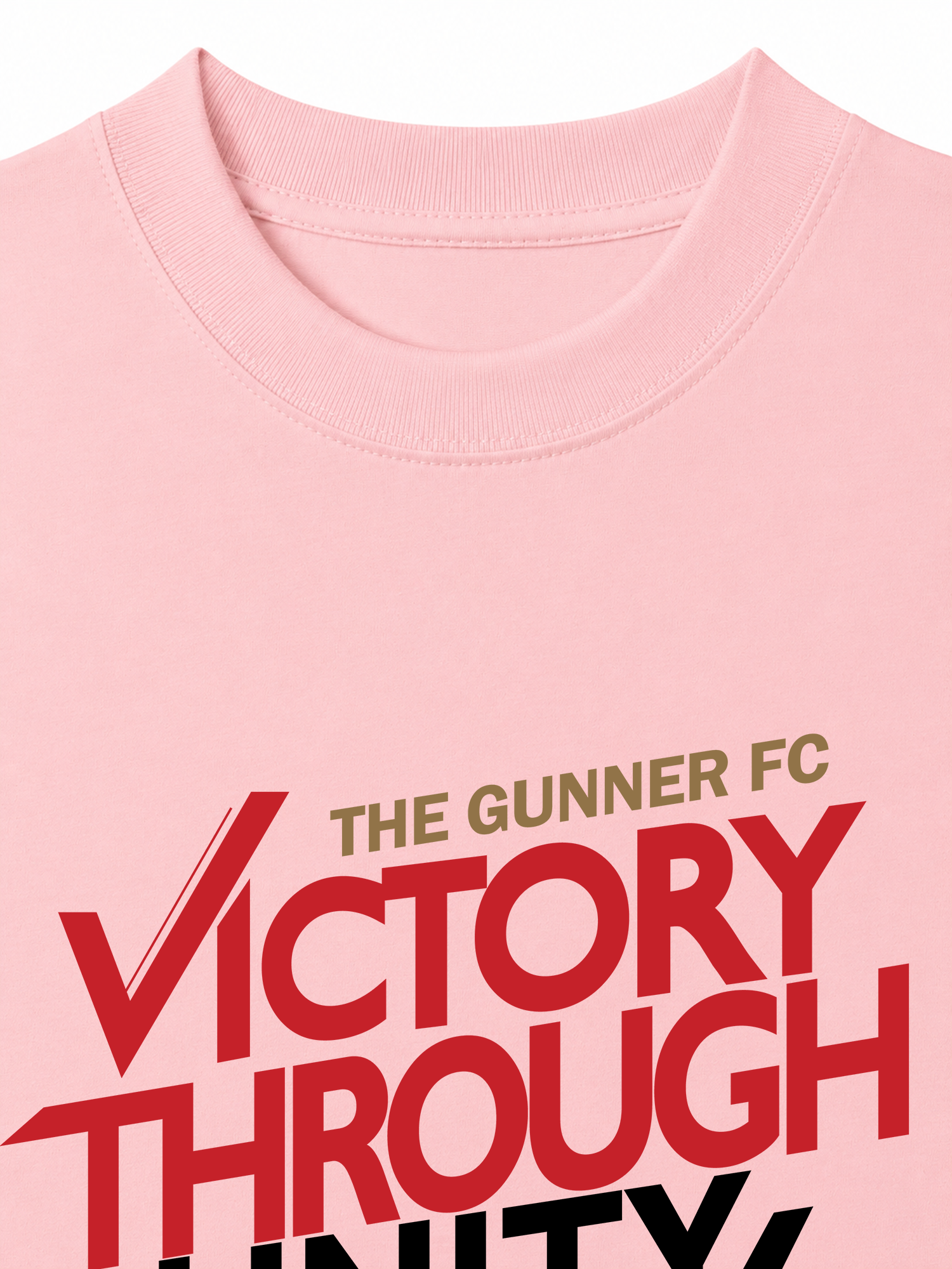 Áo Thun Relaxed Fit Soccer The Gunner Victory Through Unity Forever