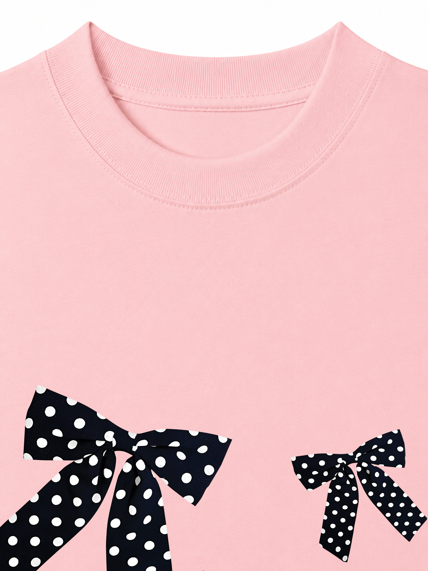 Áo Thun Relaxed Fit Dotty Mood Lovely Bloom Ribbon