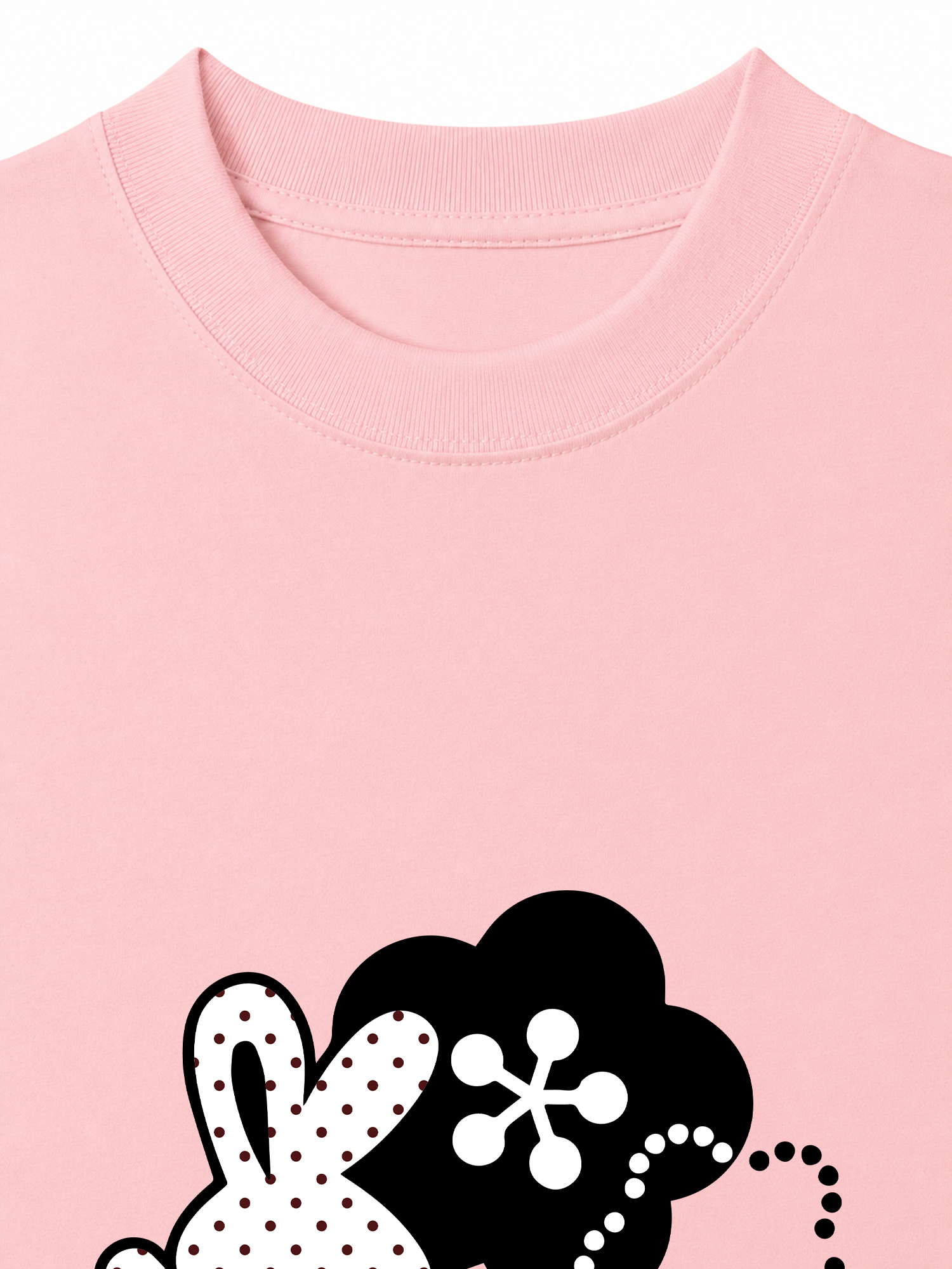 Áo Thun Relaxed Fit Dotty Mood Cute Bunny