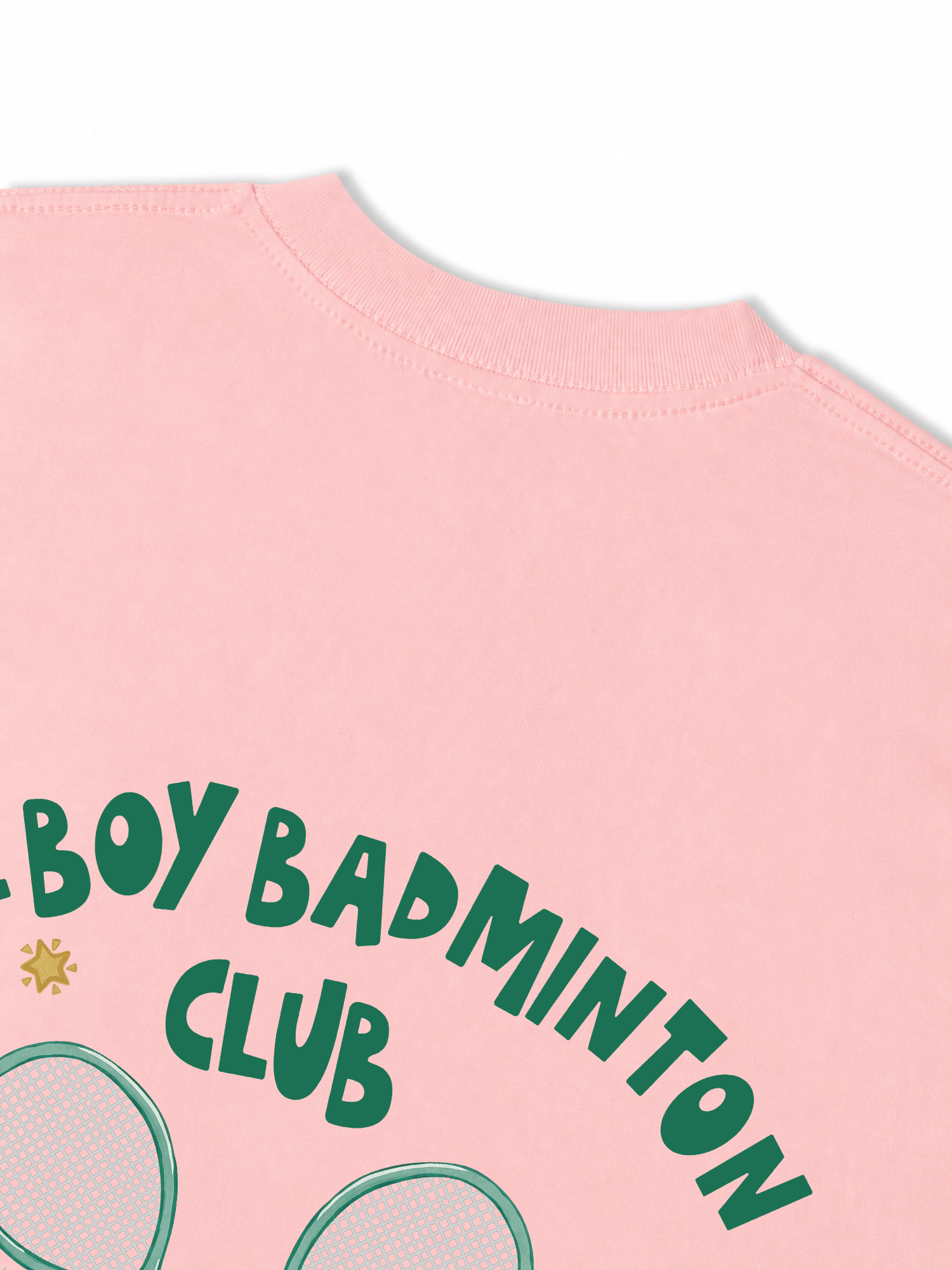 Áo Thun Relaxed Fit Badminton Cool Boy Club