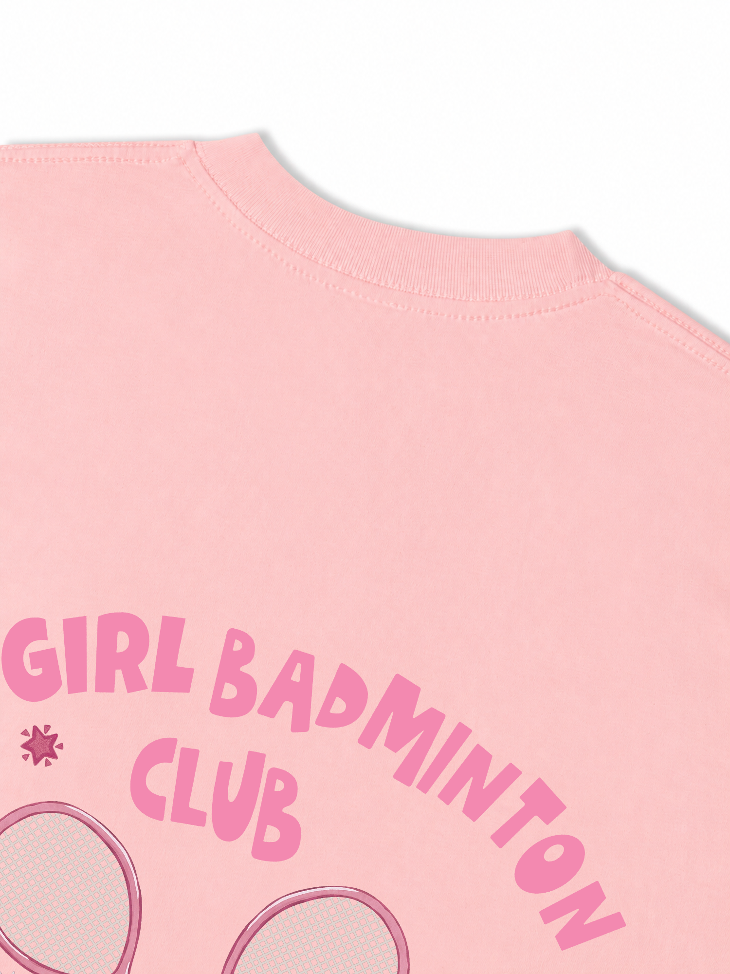Áo Thun Relaxed Fit Badminton Cool Girl Club