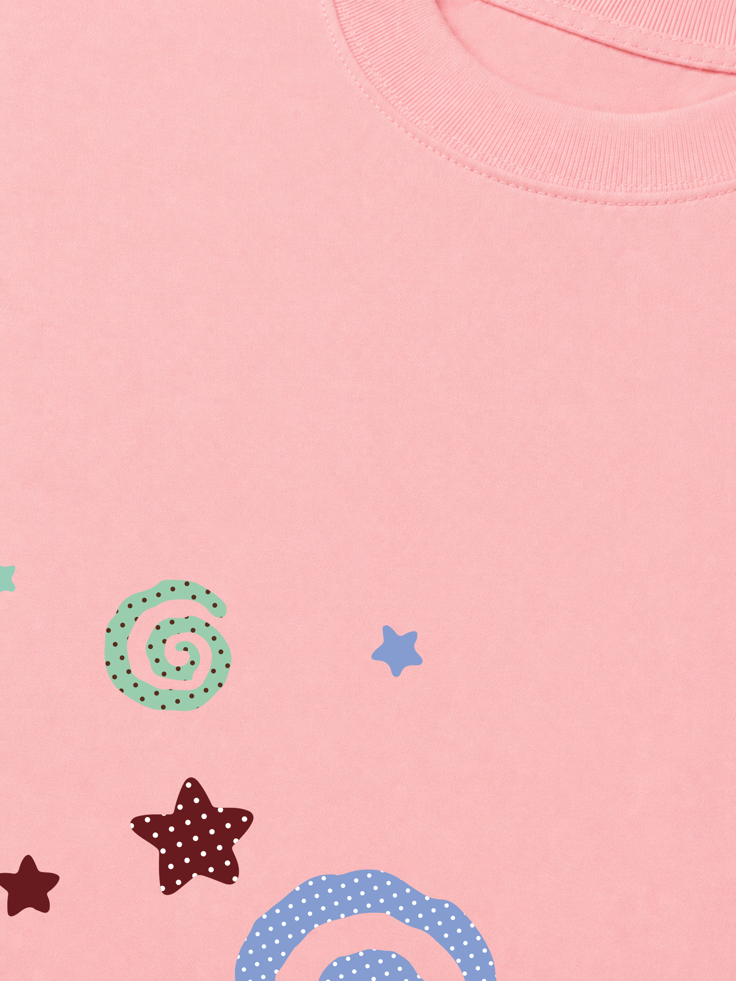 Áo Thun Relaxed Fit Dotty Mood Pastel Dreams