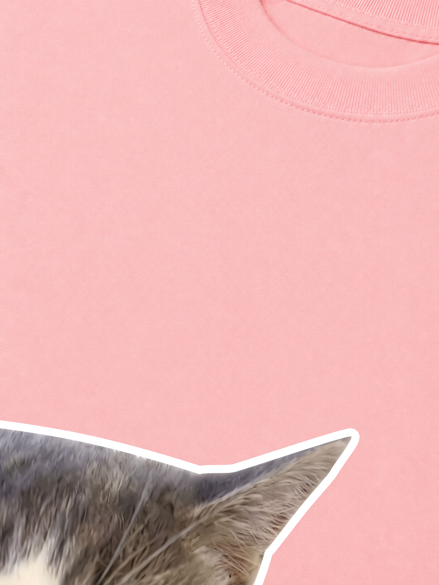 Áo Thun Relaxed Fit Badminton Cute Cat