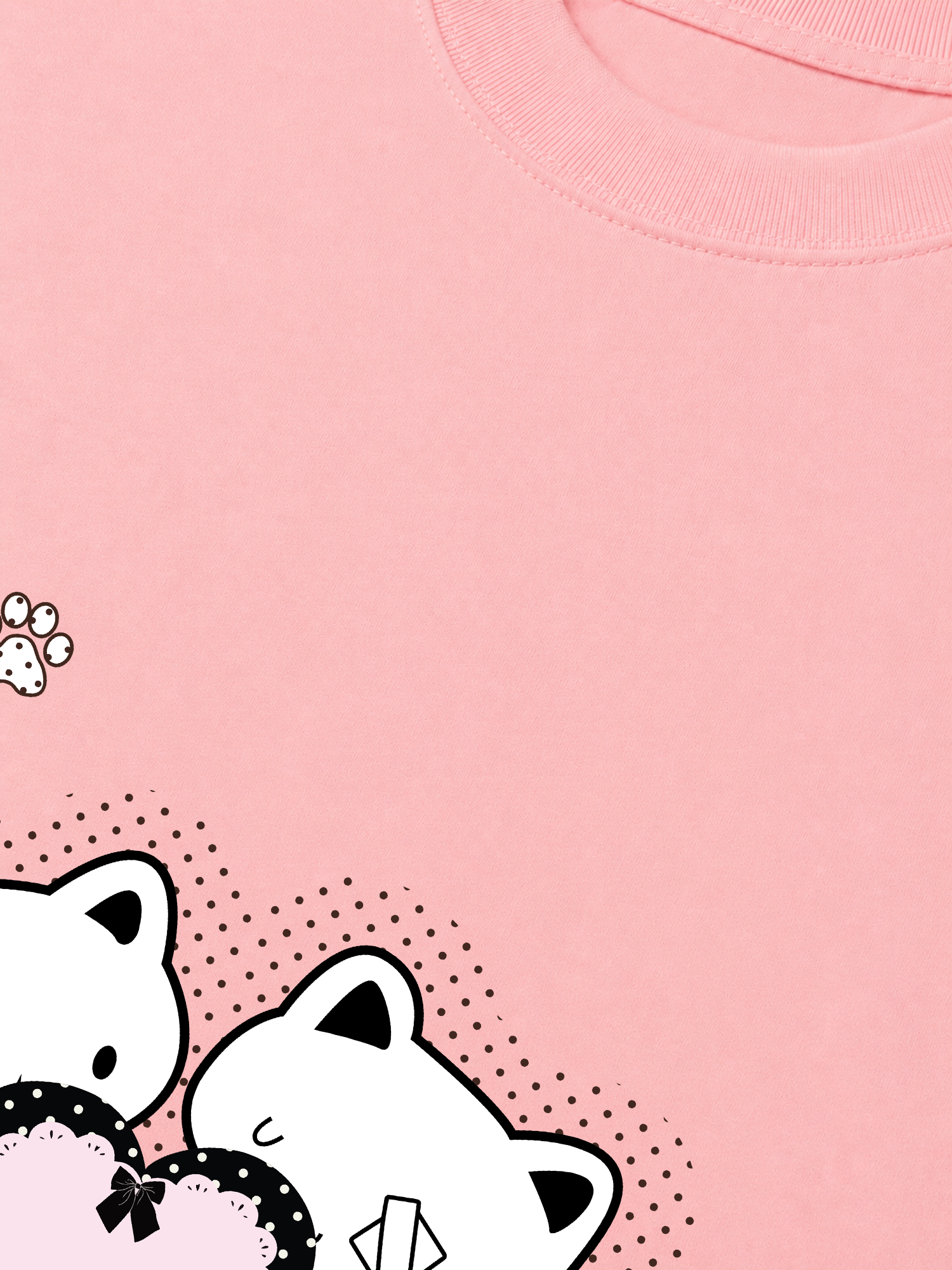Áo Thun Relaxed Fit Dotty Mood Starlight Kitty Care PT0090PT