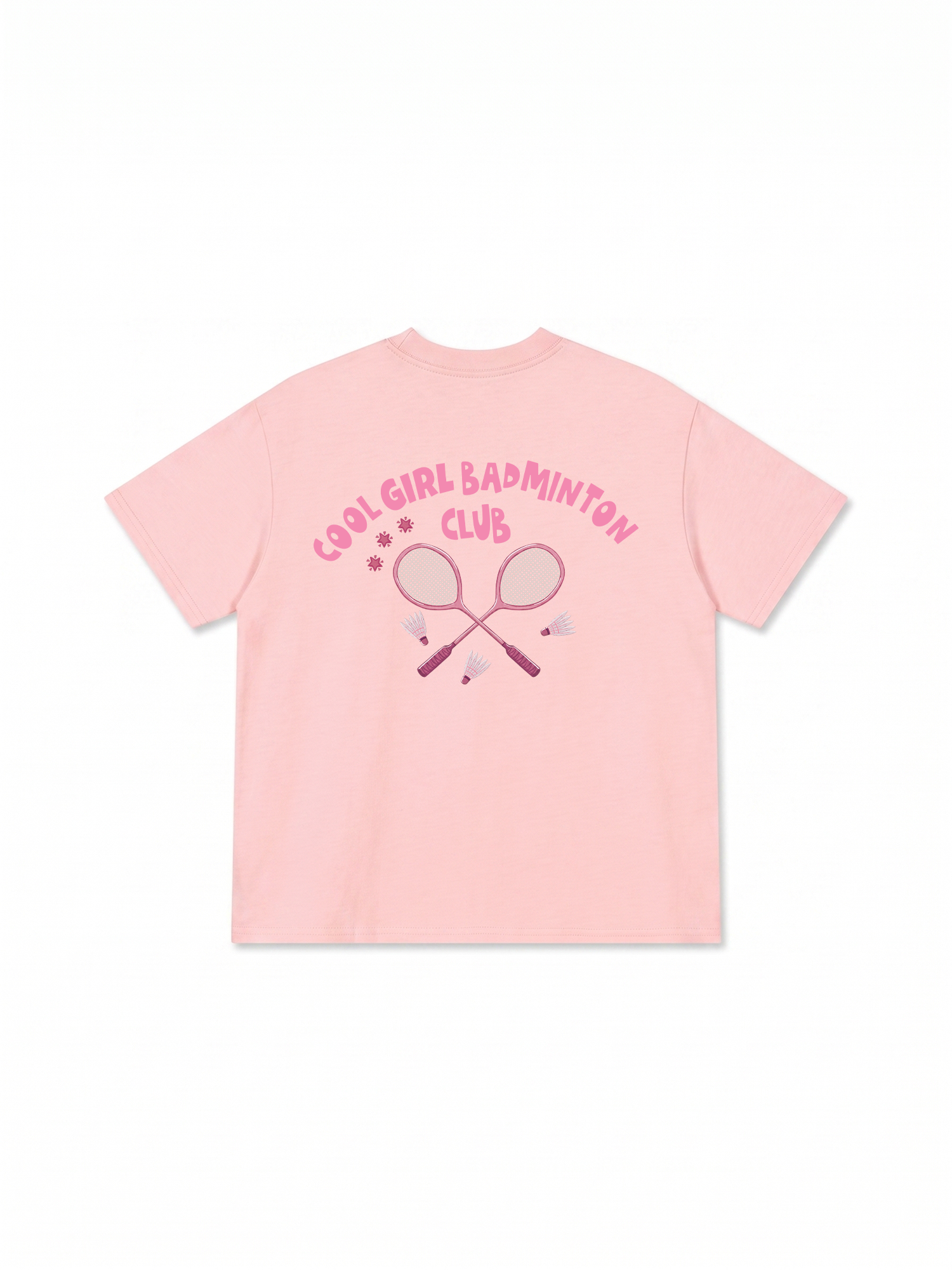 Áo Thun Relaxed Fit Badminton Cool Girl Club