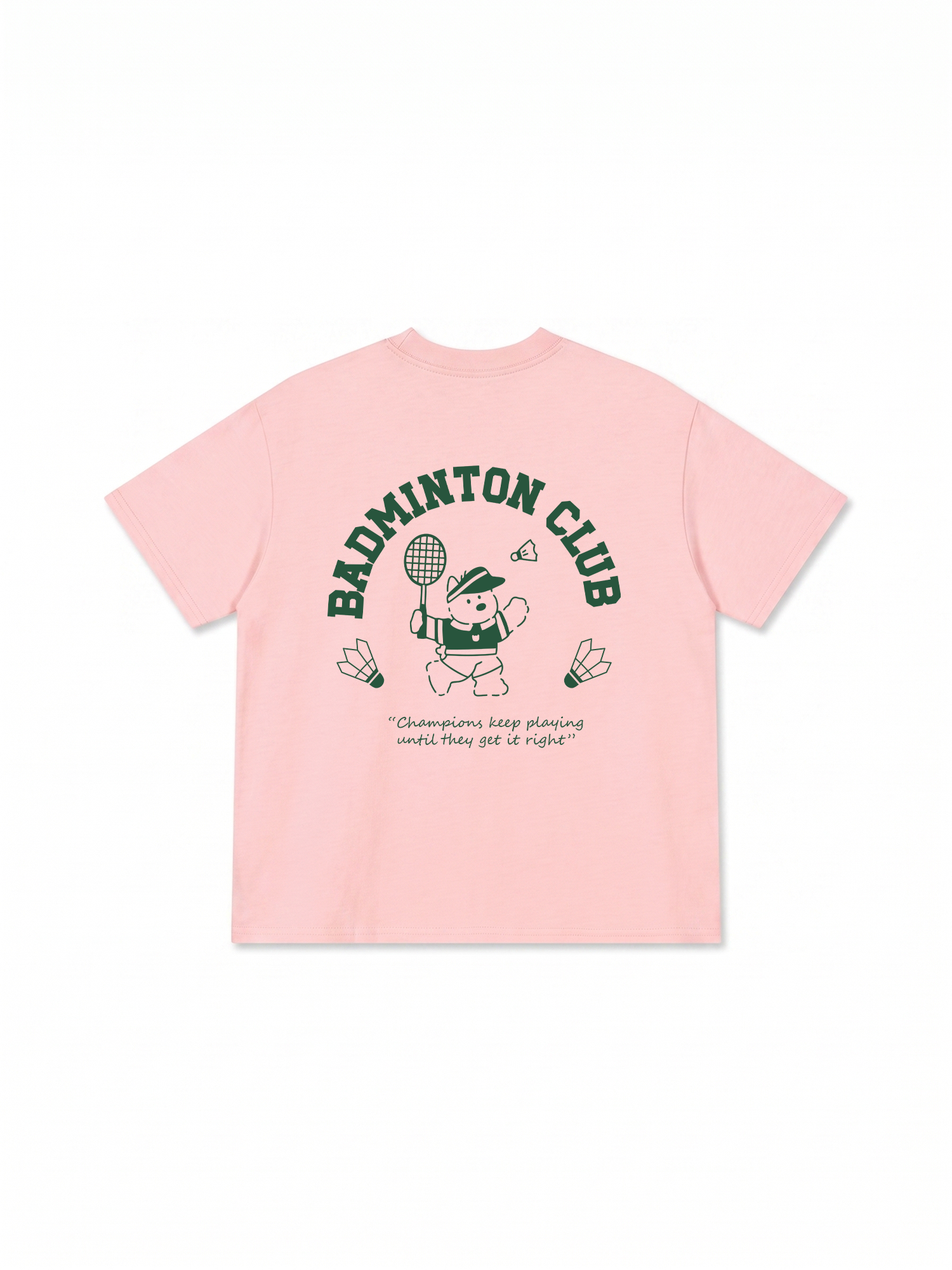 Áo Thun Relaxed Fit Badminton Club Green