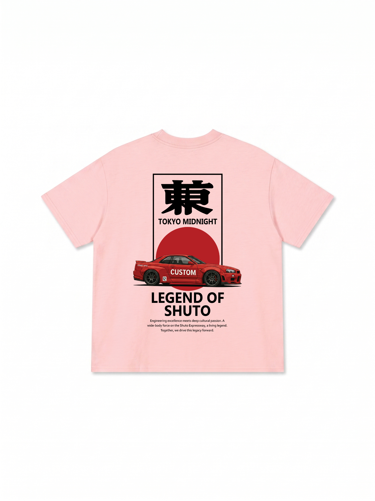 Áo Thun Relaxed Fit JDM Car Shuto Loop