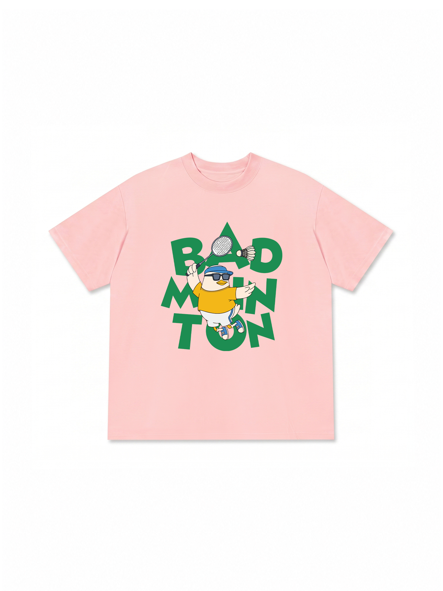 Áo Thun Relaxed Fit Badminton Duck