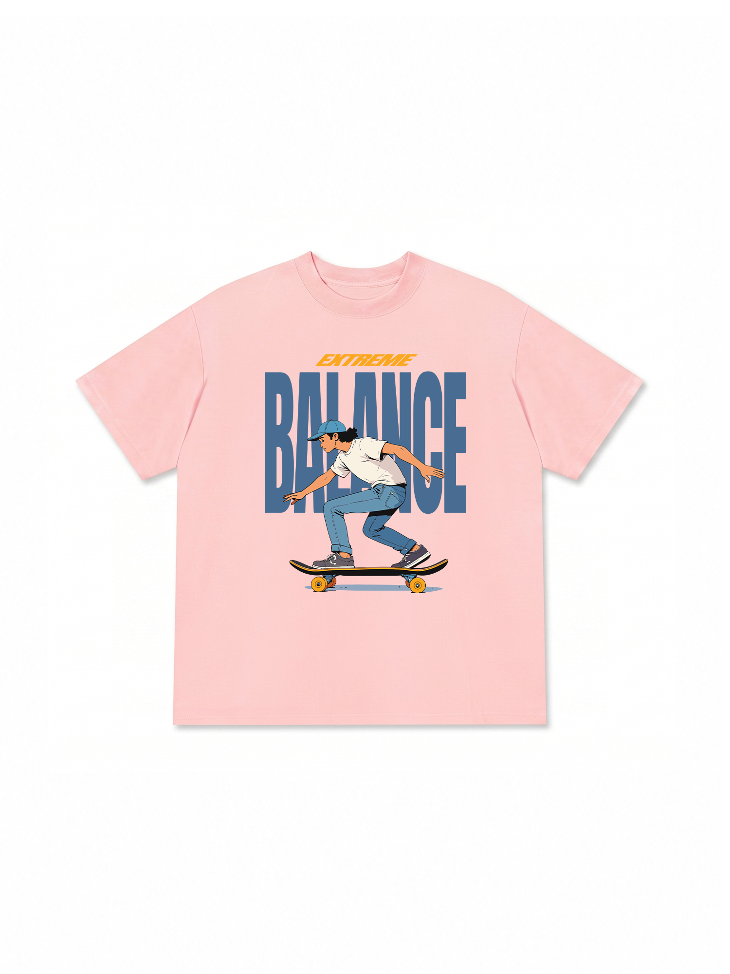 Áo Thun Relaxed Fit Skate Balance