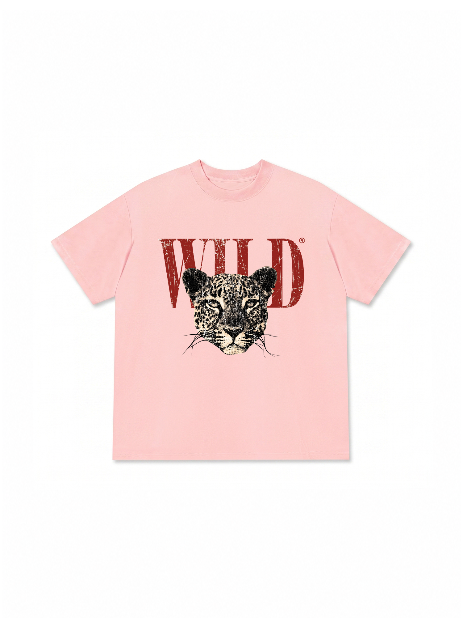Áo Thun Relaxed Fit Urban Leopard Crimson Wild
