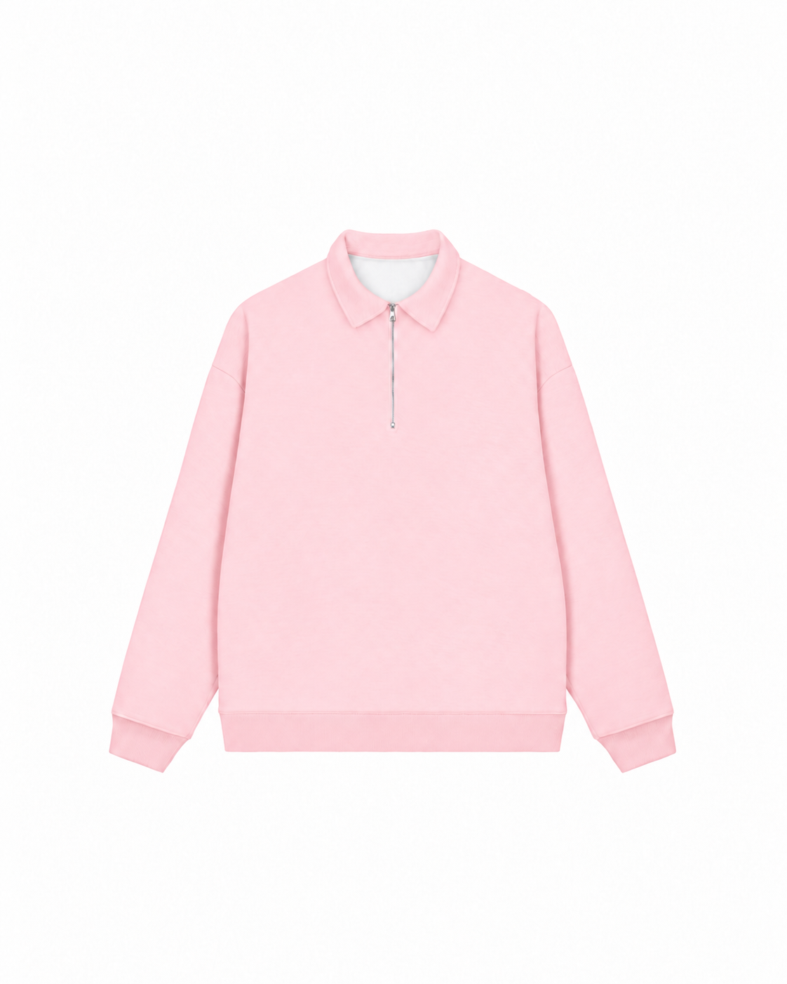 Áo Sweater Polo Nỉ Hai Da Cotton USA Basic
