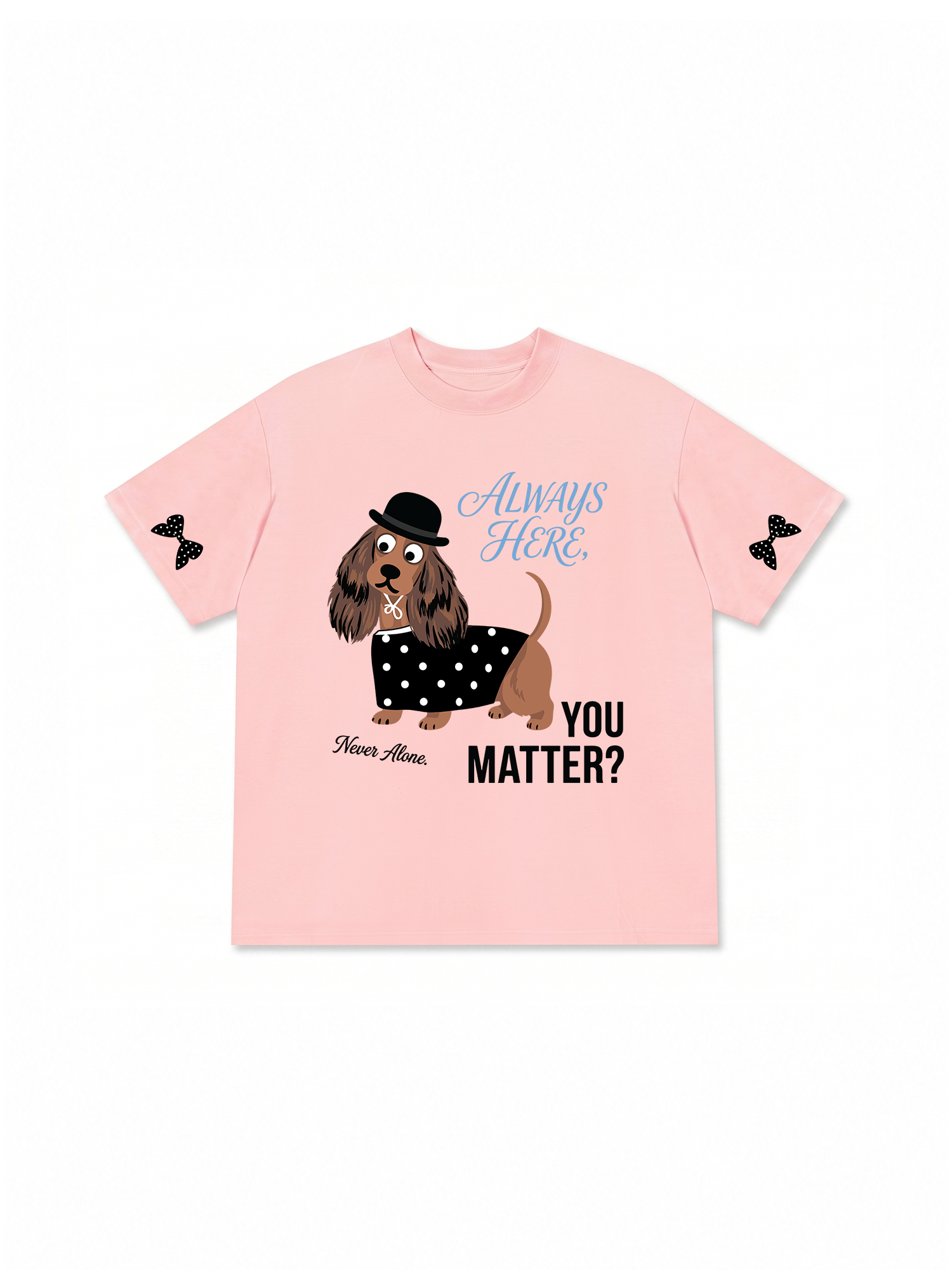 Áo Thun Relaxed Fit Dotty Mood Polka Dot Puppy Classic
