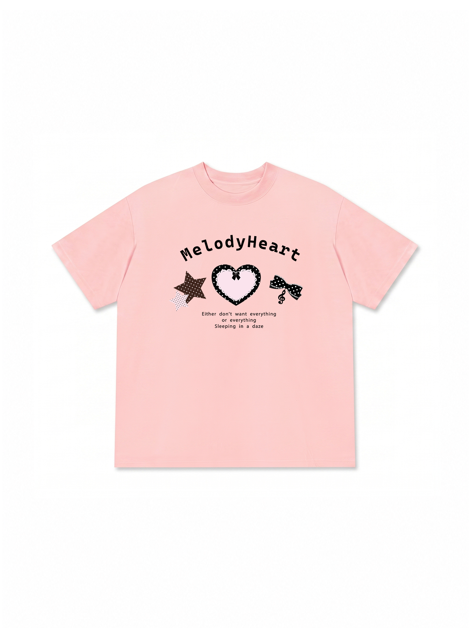 Áo Thun Relaxed Fit Dotty Mood Cherry Diary