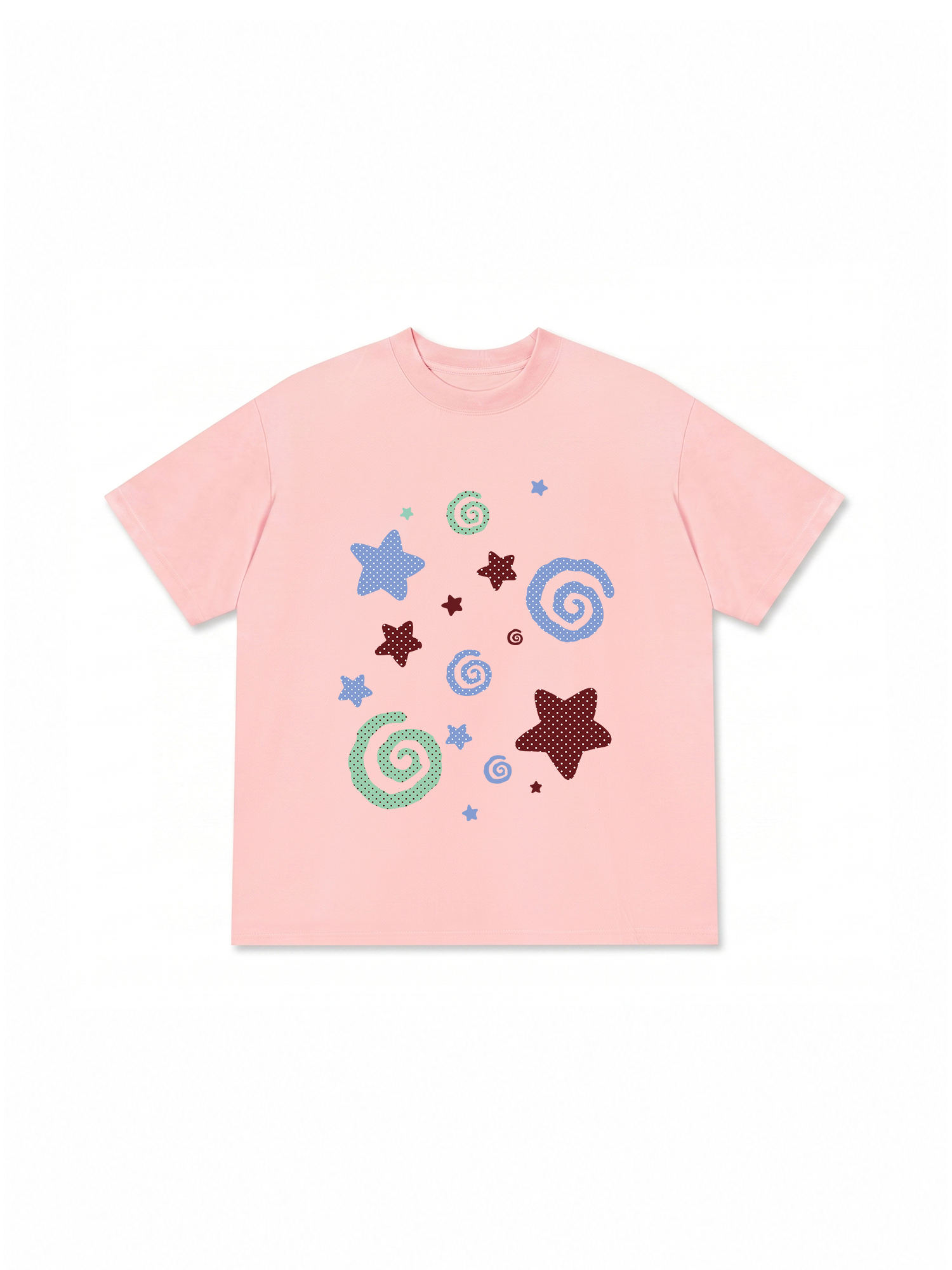 Áo Thun Relaxed Fit Dotty Mood Pastel Dreams