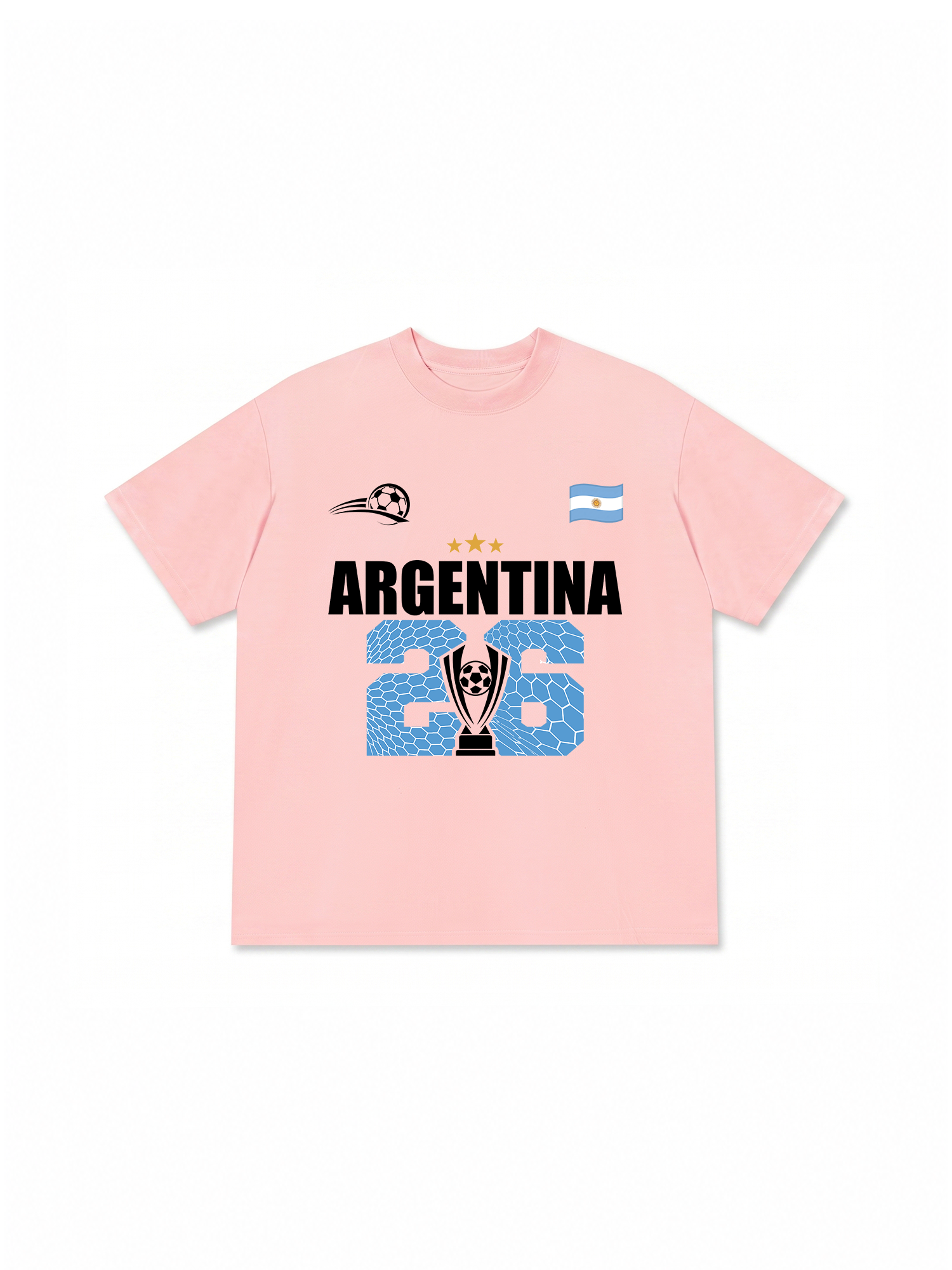 Áo Thun Relaxed Fit Soccer World Cup Argentina