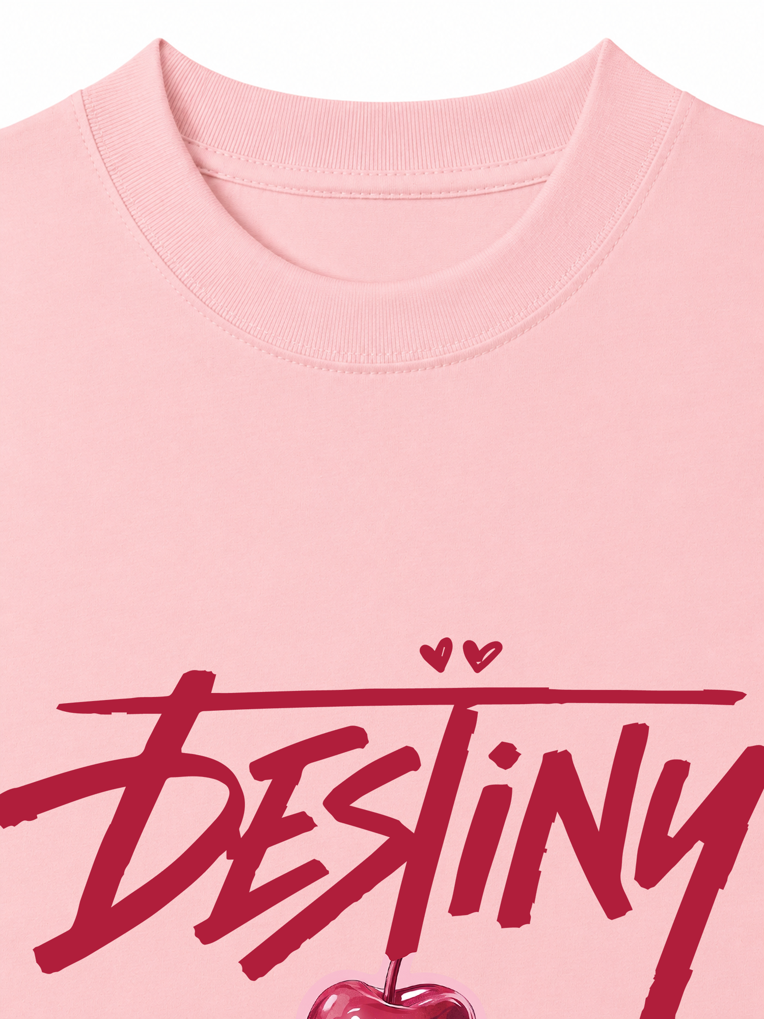 Áo Thun Relaxed Fit Destiny Cherry Heart