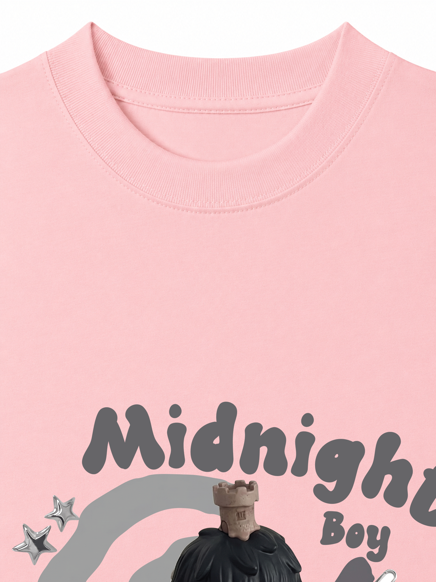 Áo Thun Relaxed Fit Cute Gang Mightnight Boy