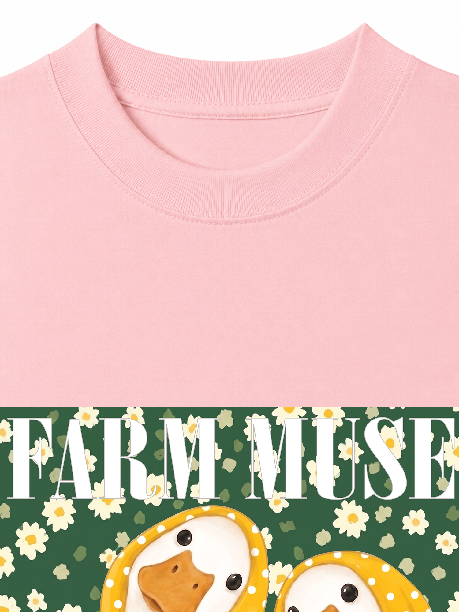 Áo Thun Relaxed Fit Farm Muse Duck Couple