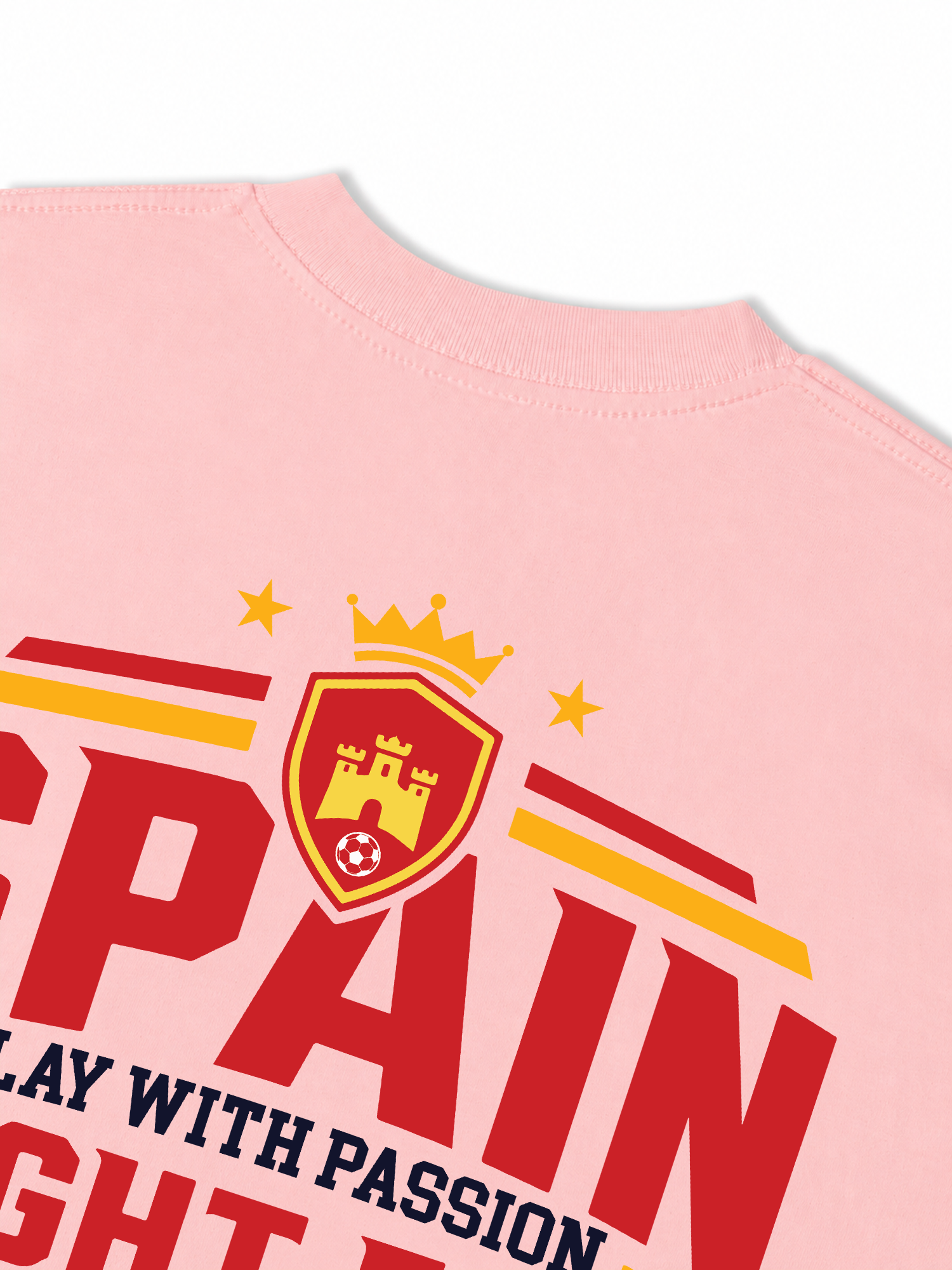 Áo Thun Relaxed Fit Soccer Spain Play With Pasion