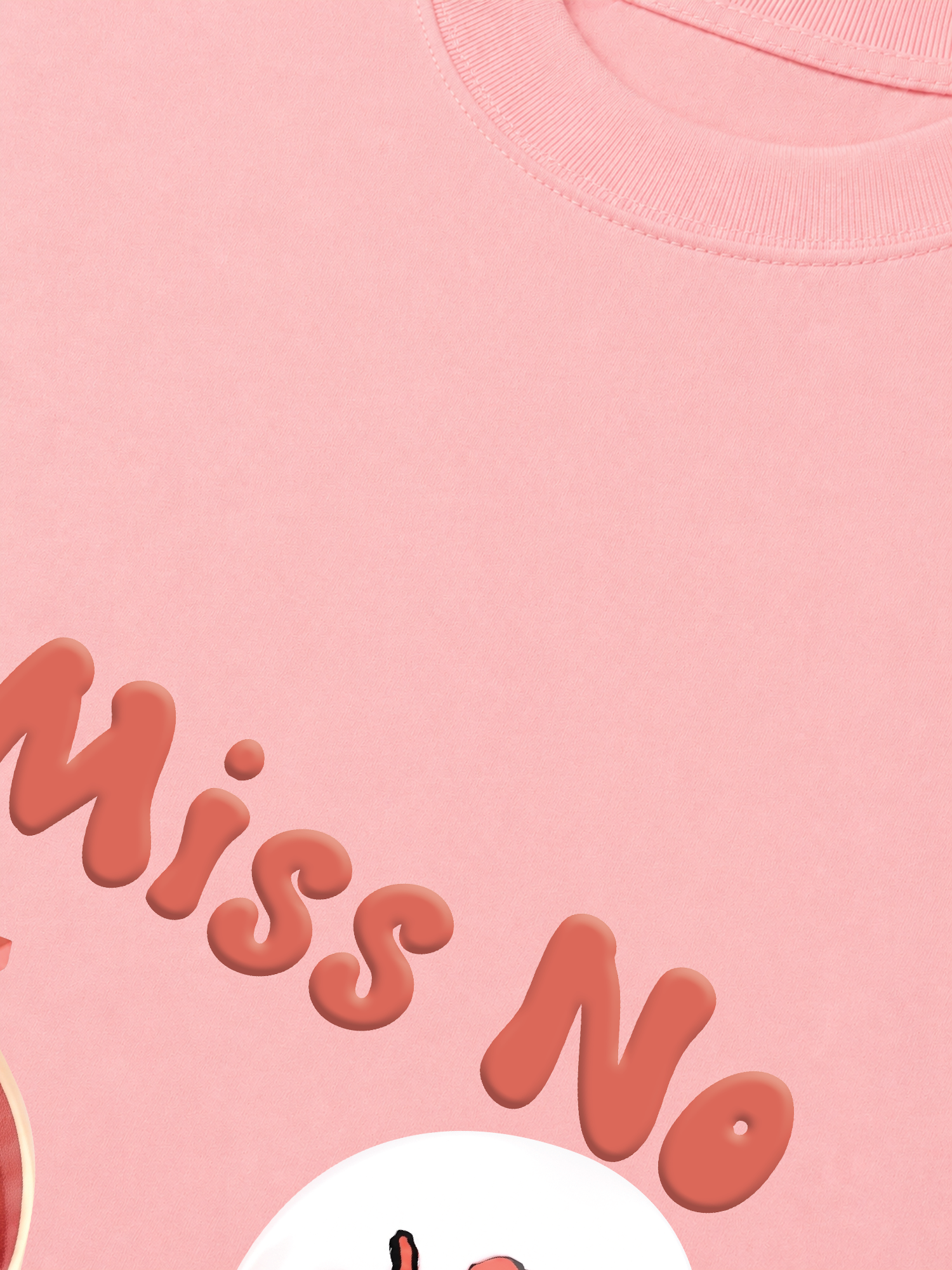 Áo Thun Relaxed Fit Cute Gang Miss No