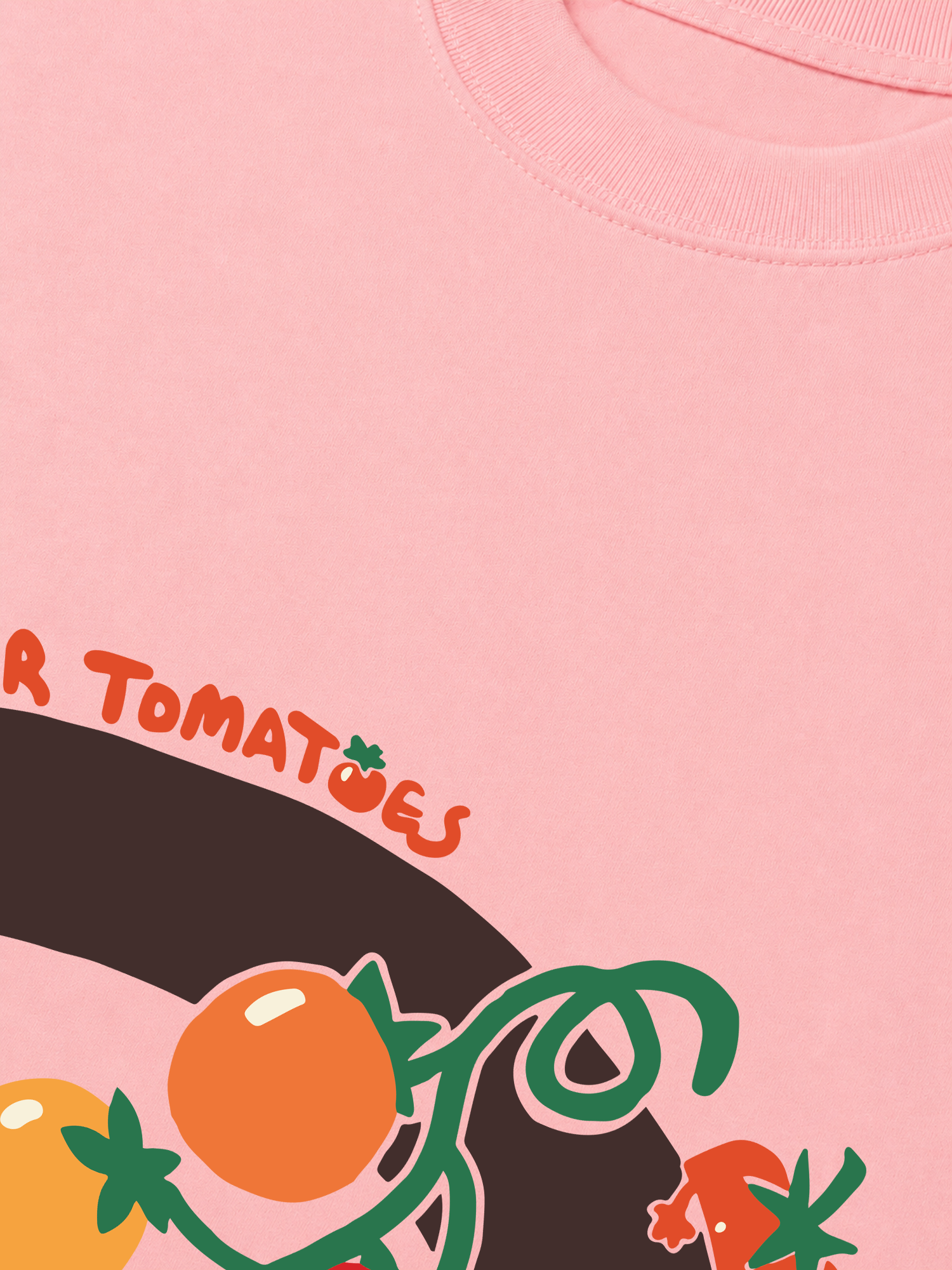 Áo Thun Relaxed Fit Yummy Mood Summer Tomatoes