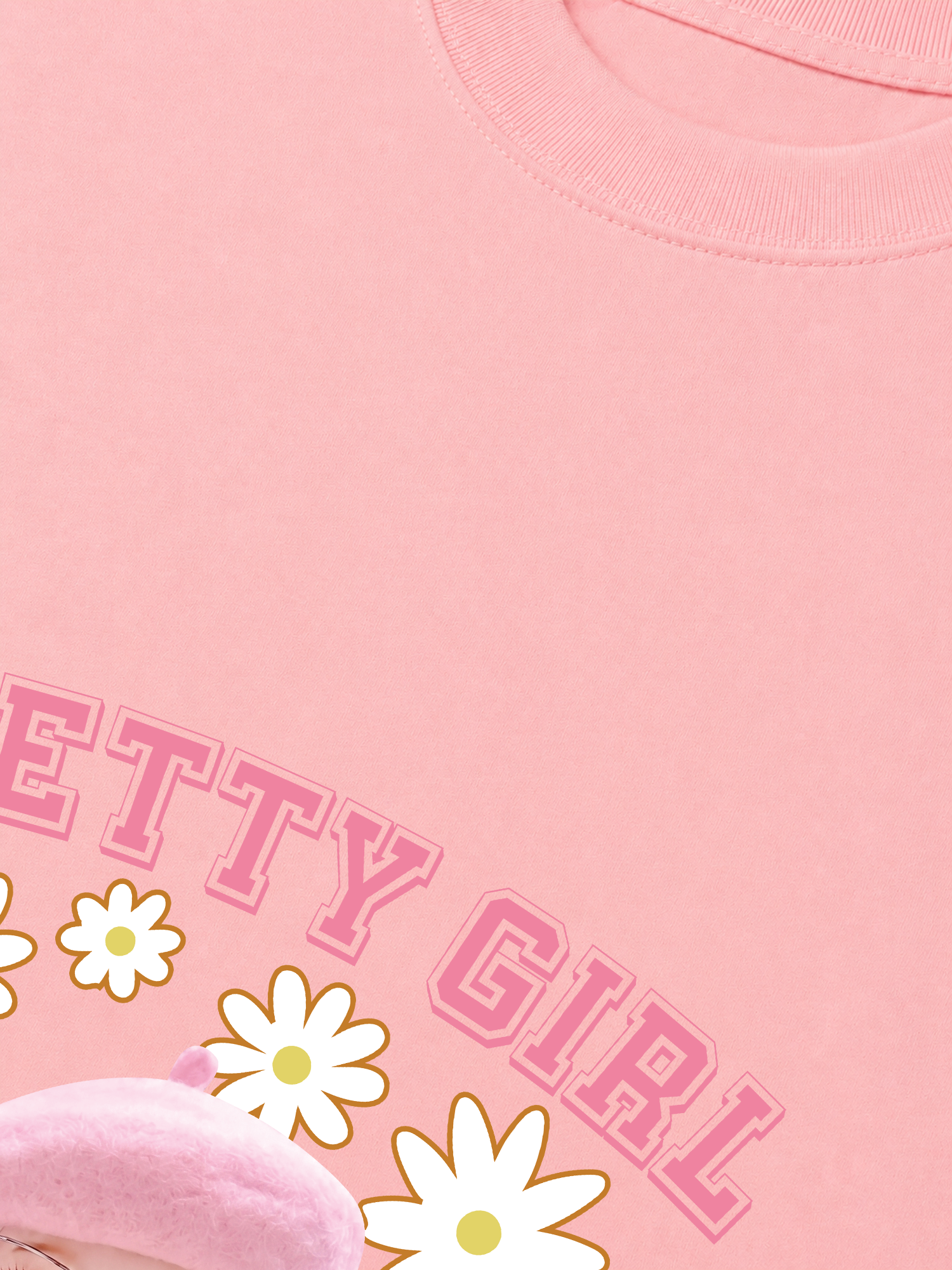 Áo Thun Relaxed Fit Cute Gang Pretty Girl