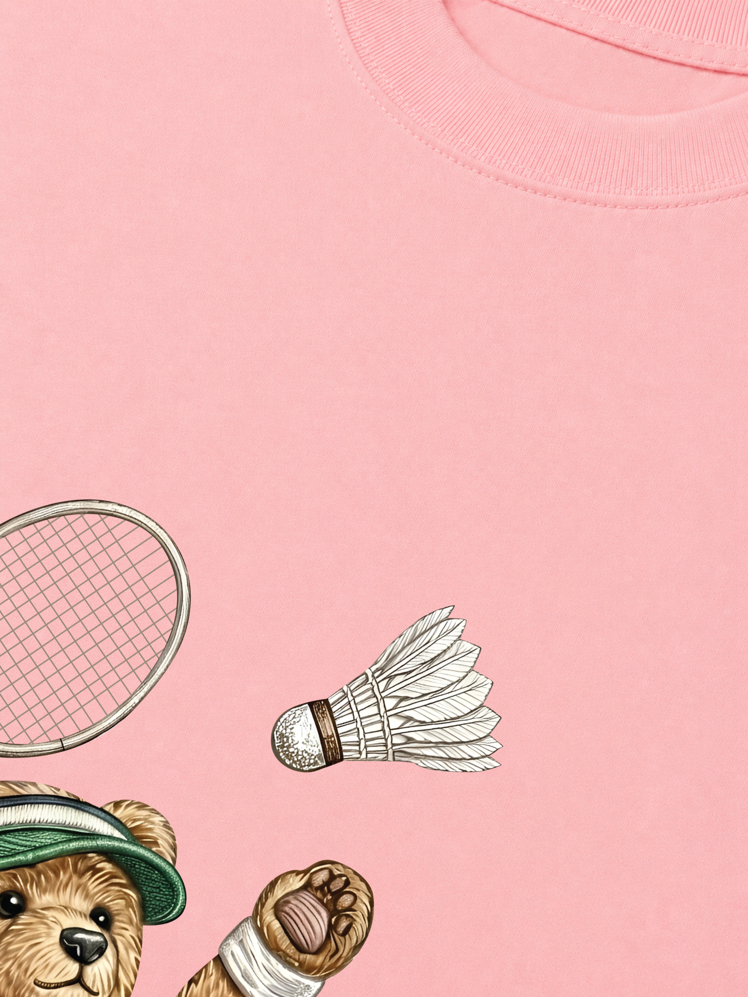 Áo Thun Relaxed Fit Badminton Teddy 88