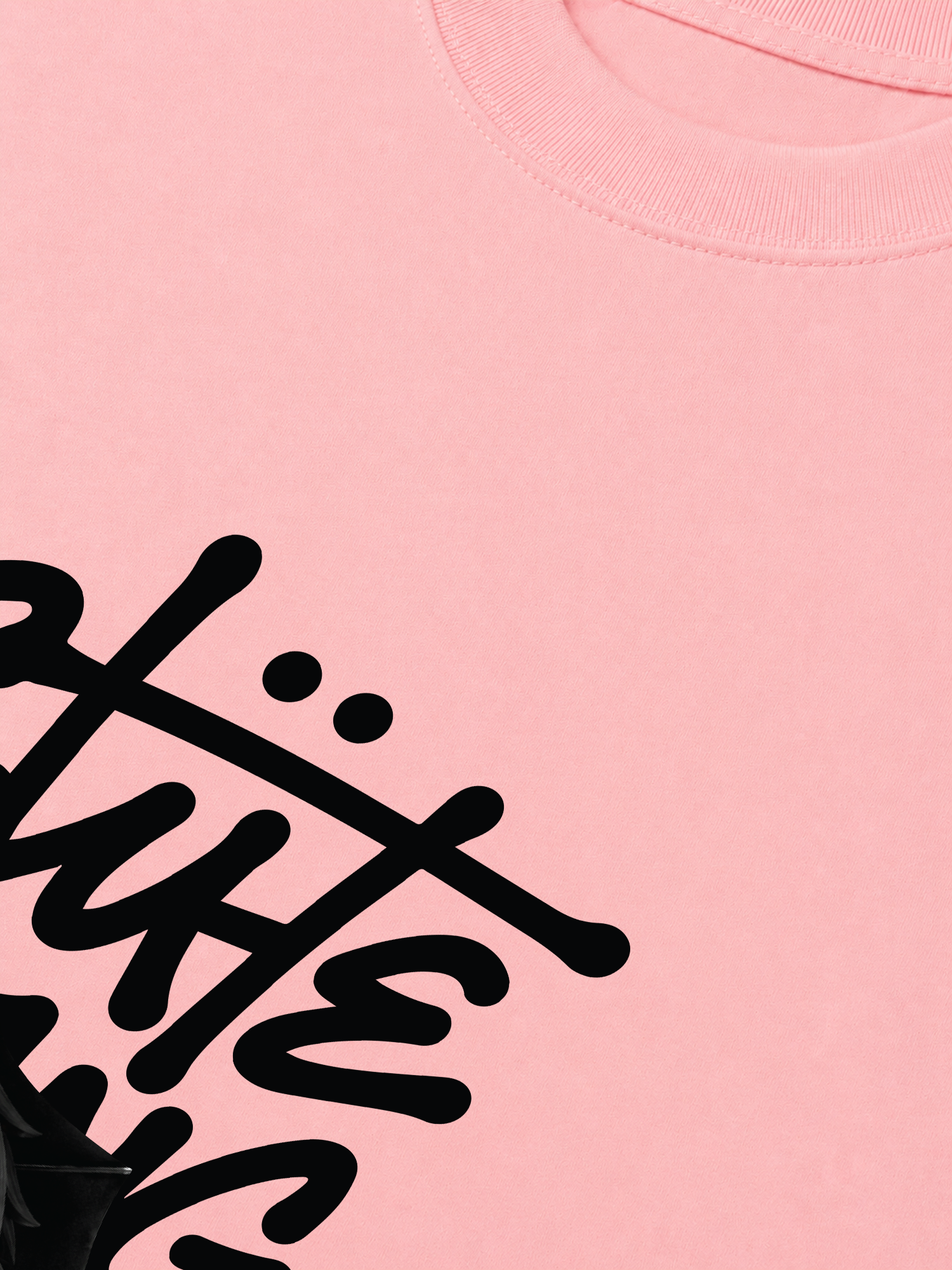 Áo Thun Relaxed Fit Cute Gang Black Boy