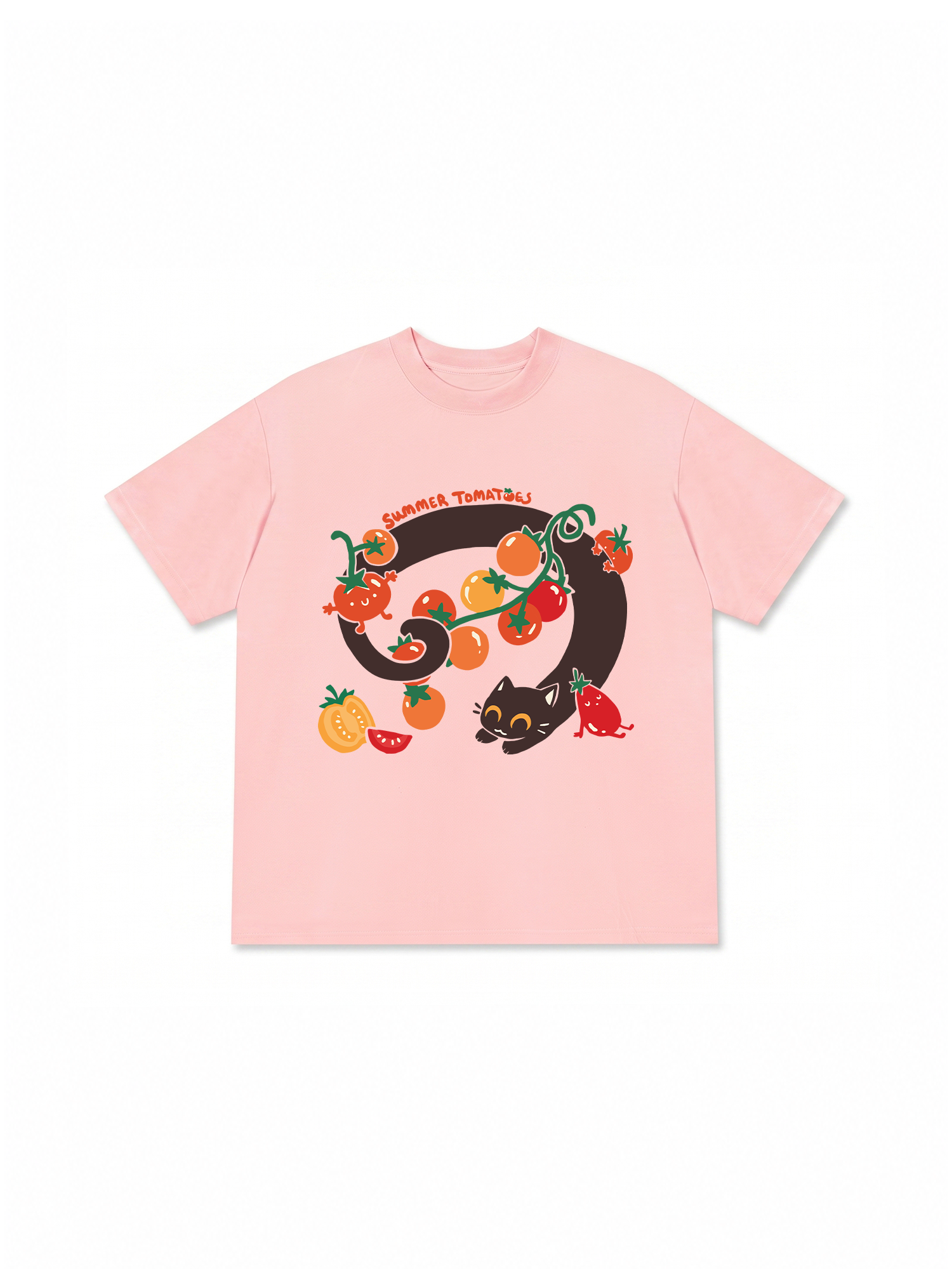 Áo Thun Relaxed Fit Yummy Mood Summer Tomatoes