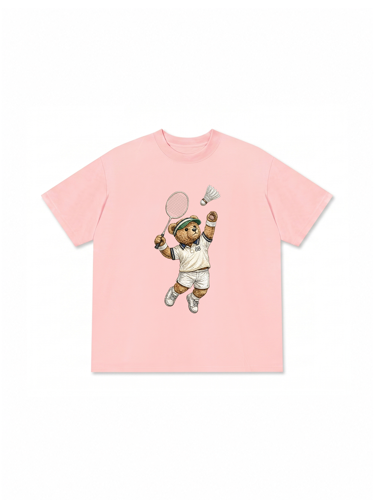 Áo Thun Relaxed Fit Badminton Teddy 88