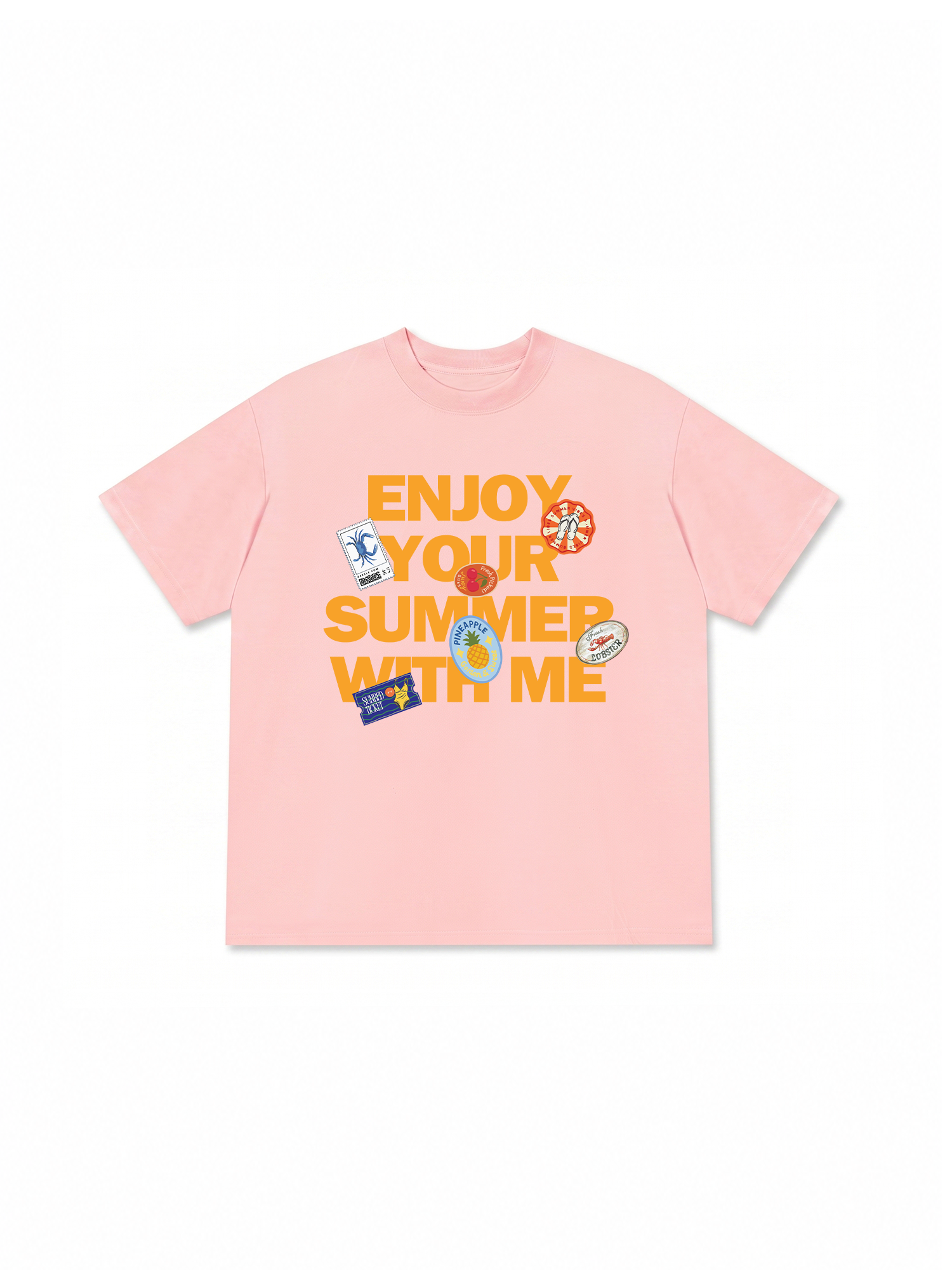 Áo Thun Relaxed Fit Tropical Enjoy Your Summer With Me