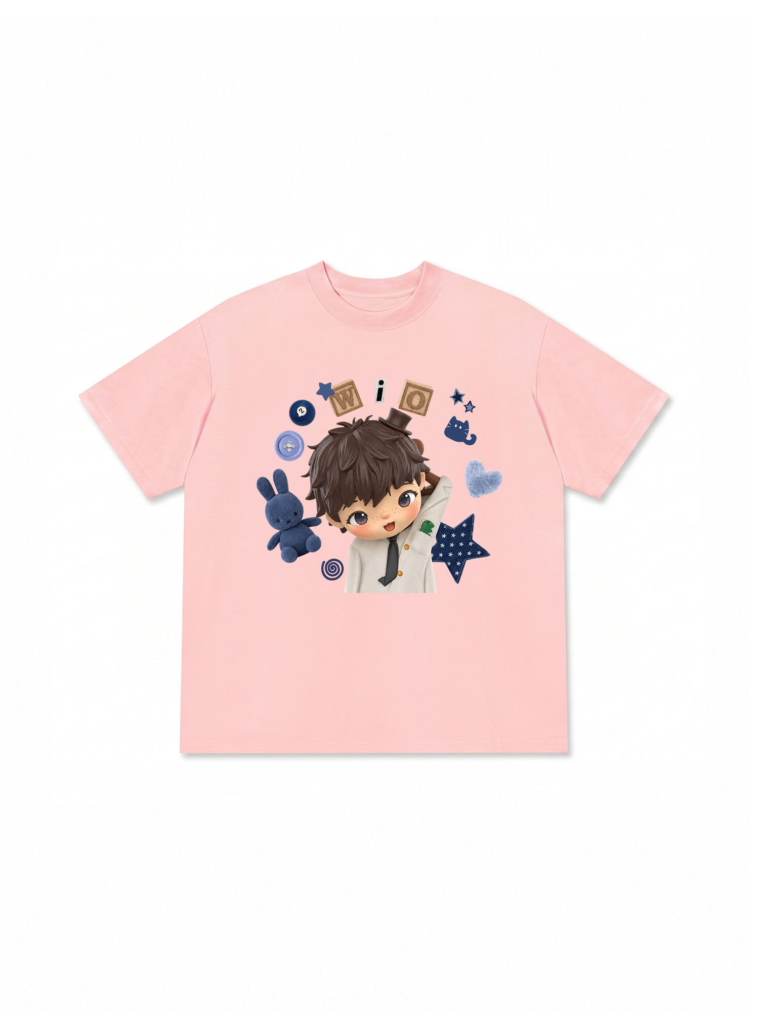 Áo Thun Relaxed Fit Cute Gang Wio