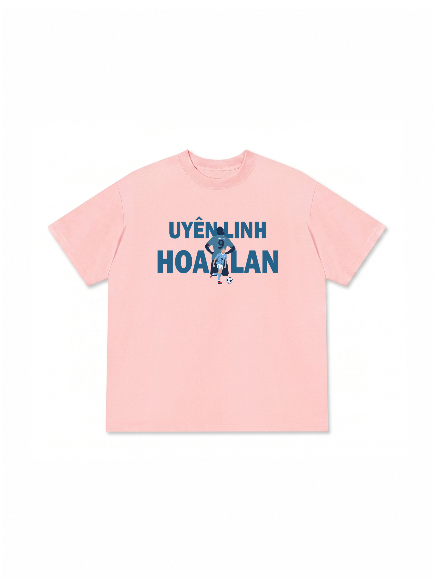 Áo Thun Relaxed Fit Soccer Uyên Linh Hoa Lan