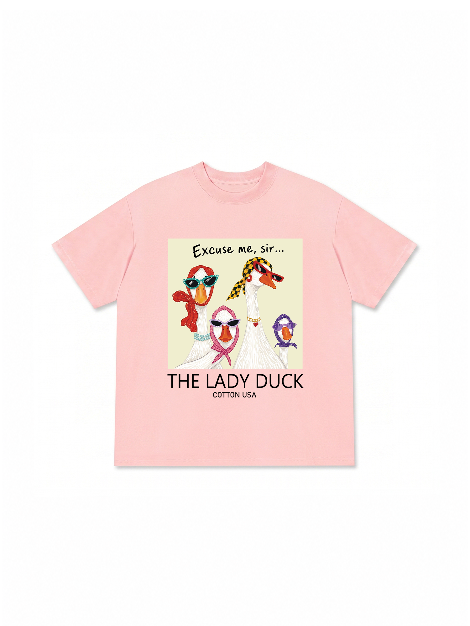Áo Thun Relaxed Fit Farrm Lady Duck