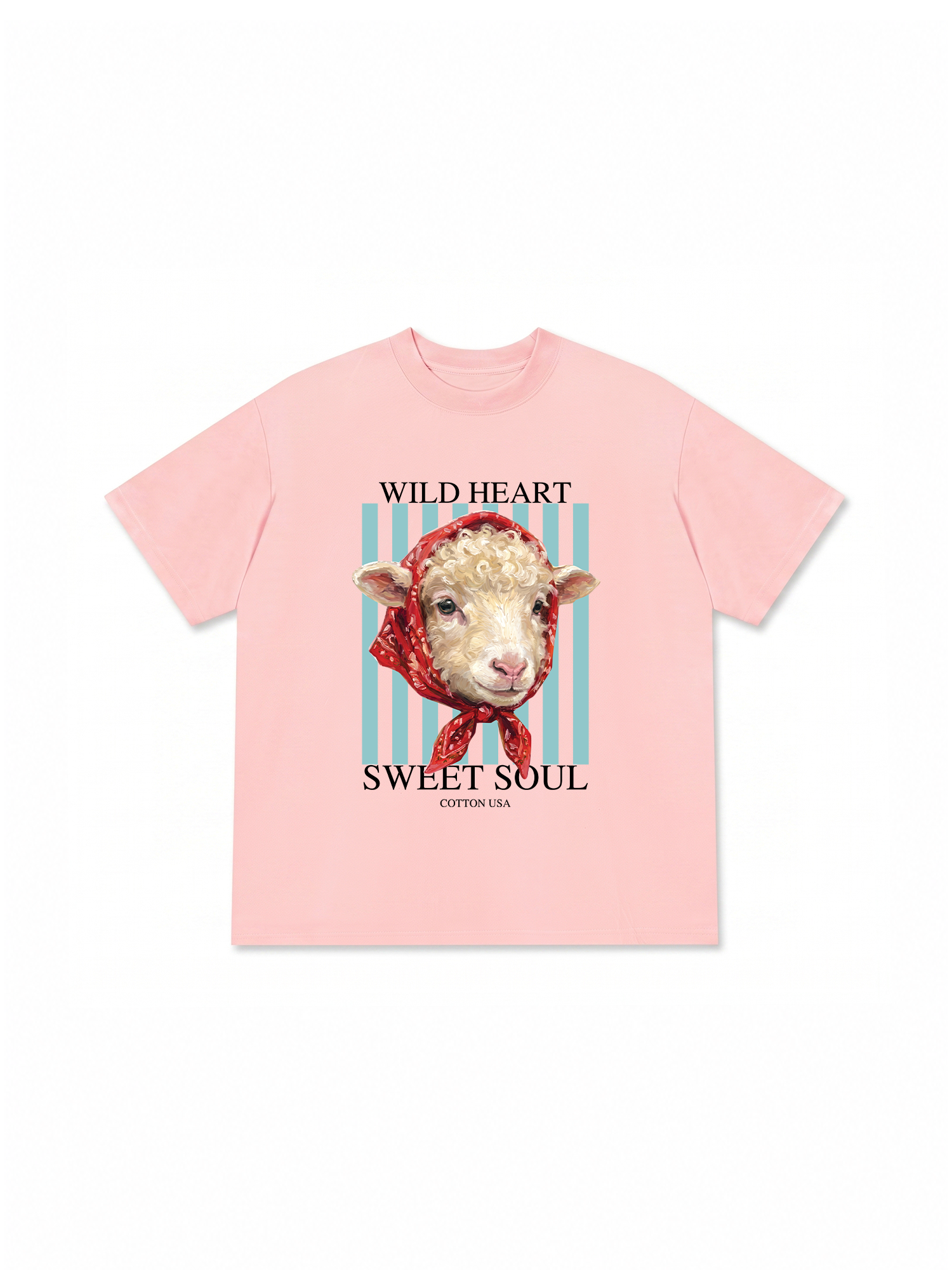 Áo Thun Relaxed Fit Farm Wild Heart Sweet Soul
