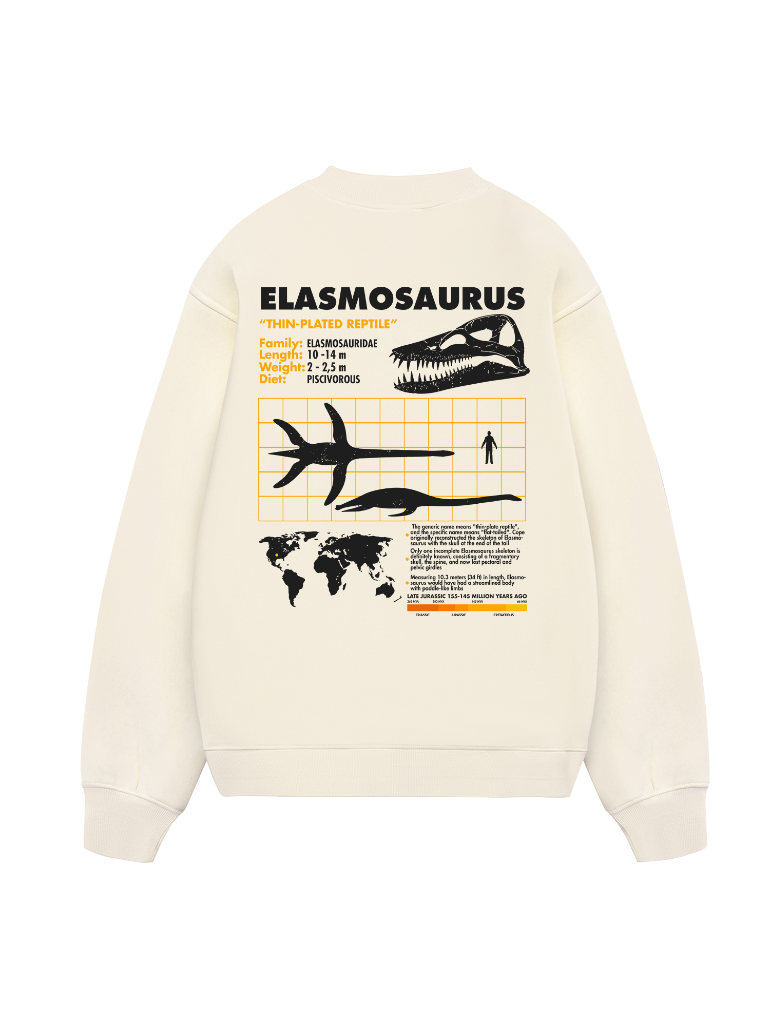 Wild Life Analysis Table Elasmosaurus Sweater