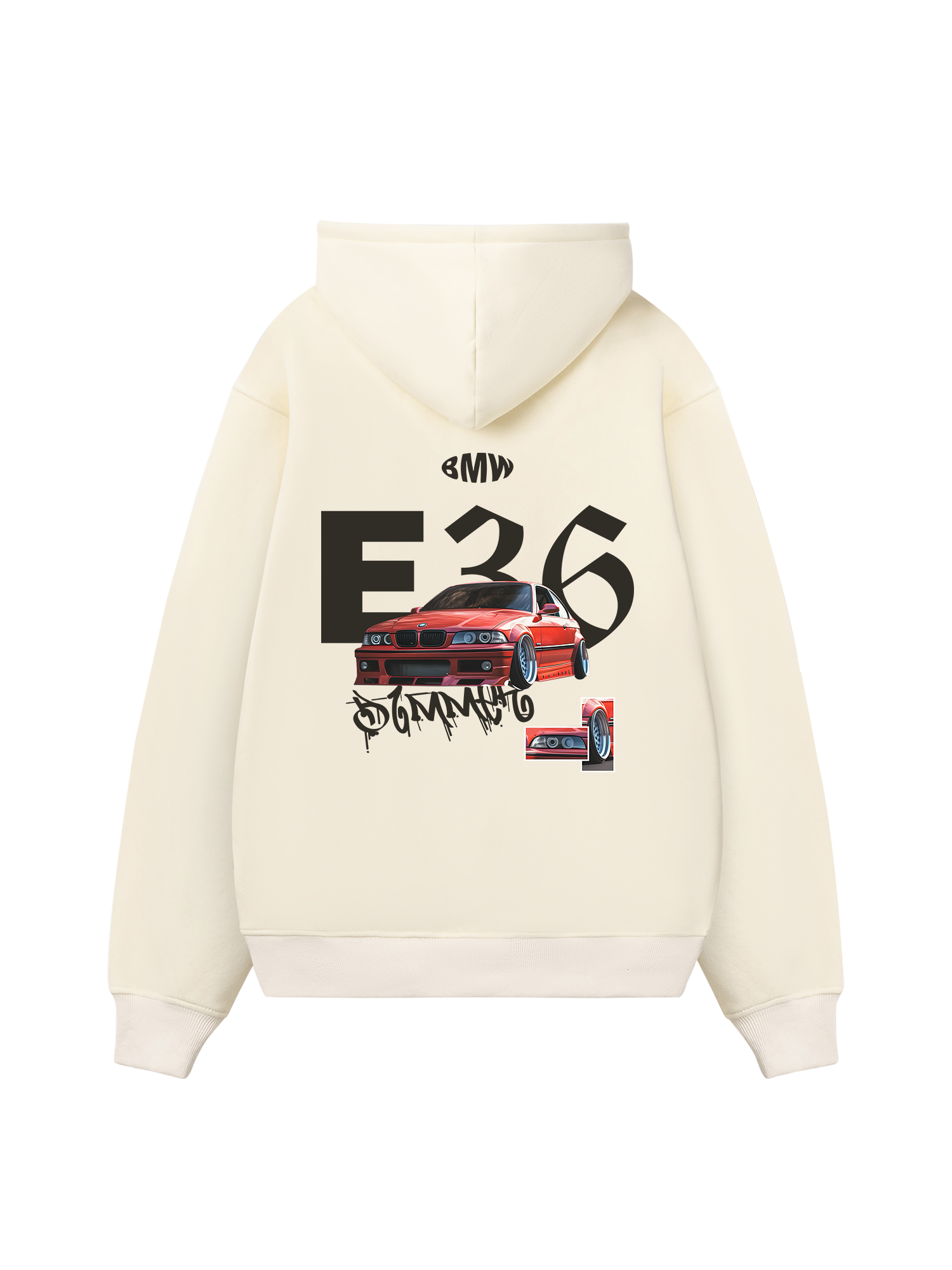 BMW E36 Crimson Hoodie