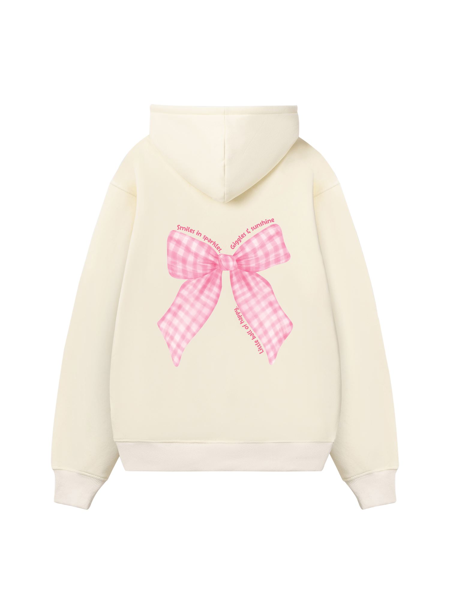 Girly Mood Pink Ribbon Hoodie