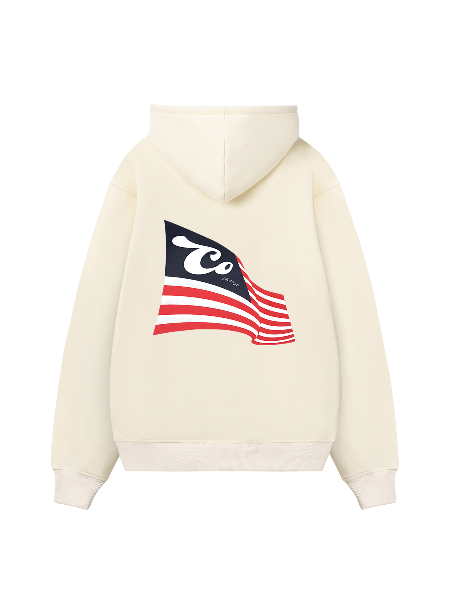 USA Cotton USA Flag Hoodie