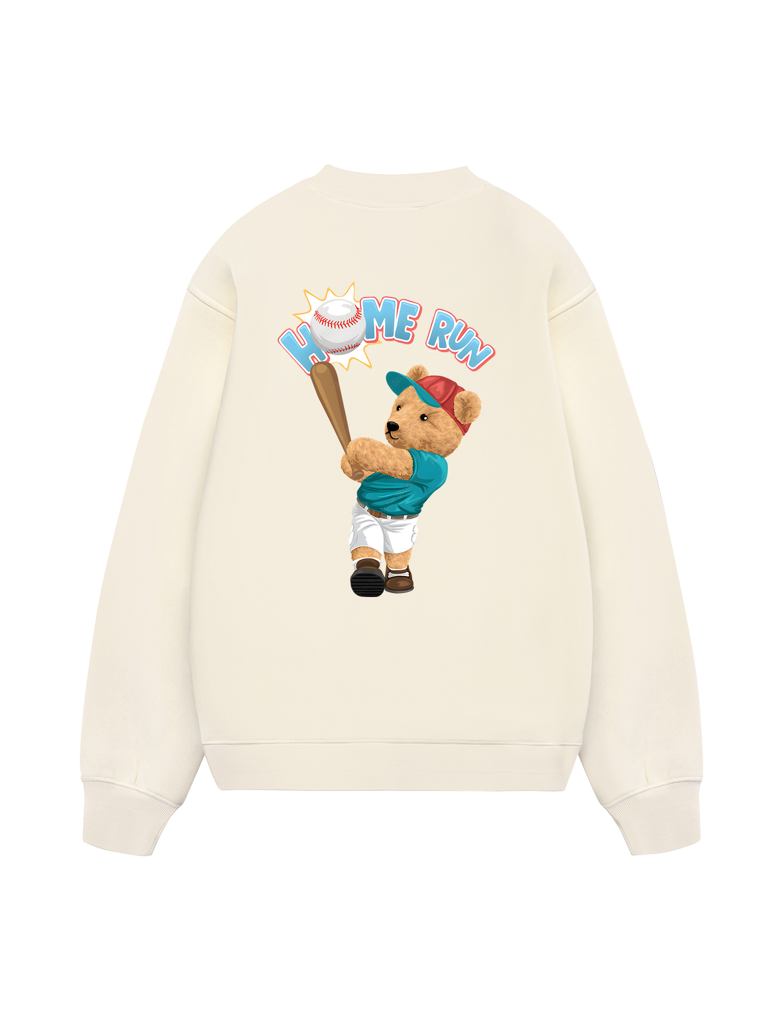Baseball Home Run Teddy Bear Sweater