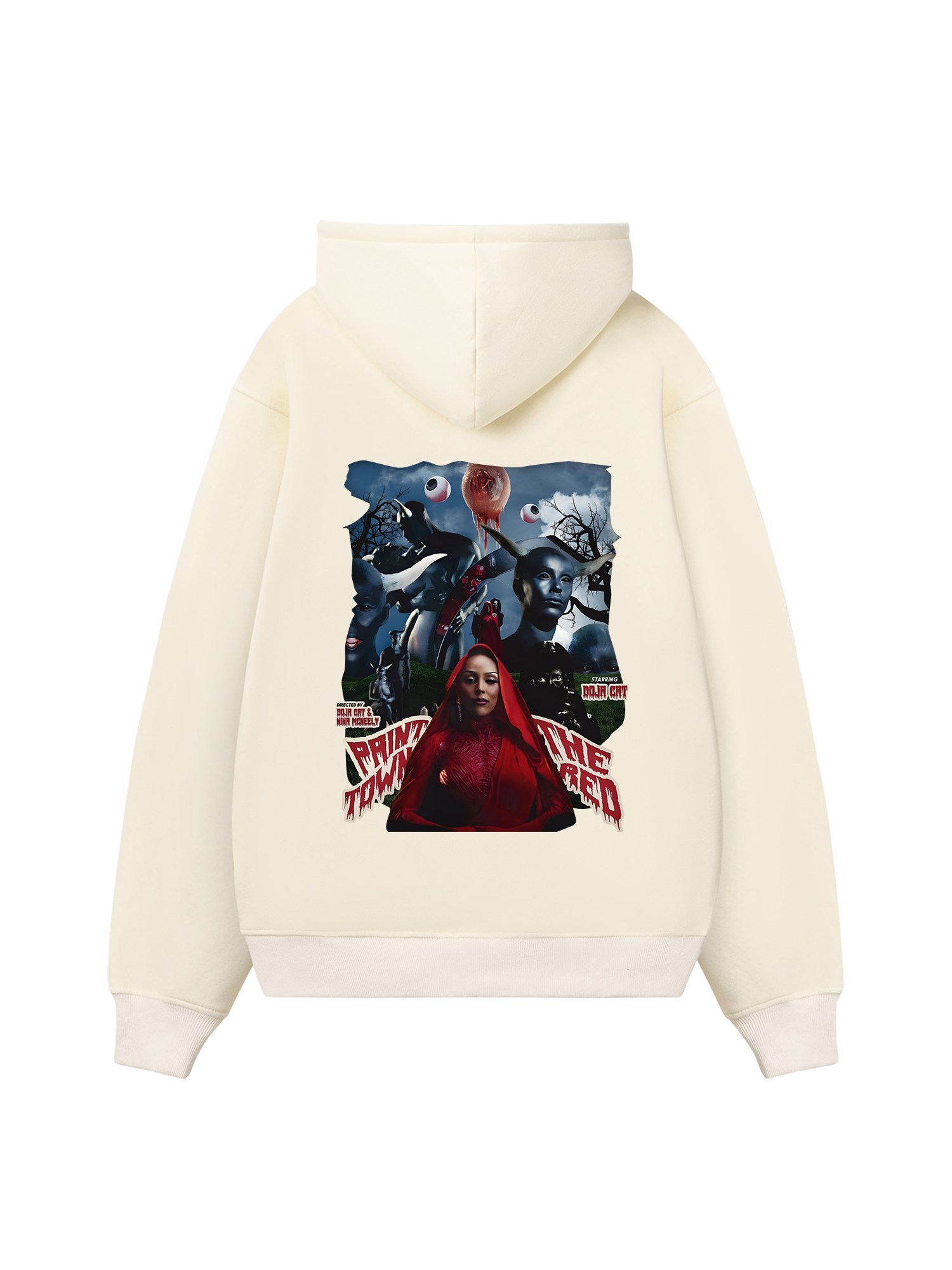 Rapper Doja Cat Red Town Hoodie