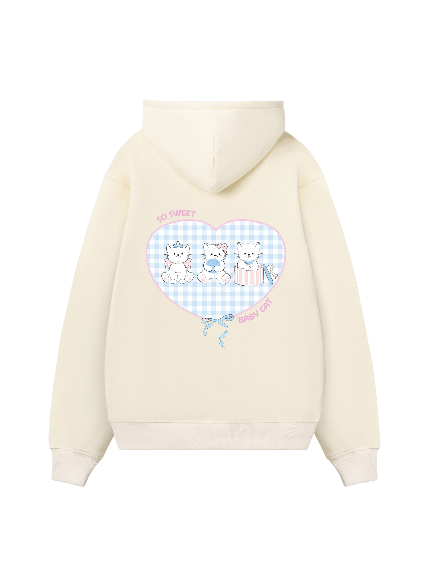 Girly Mood So Sweet Baby Cat Hoodie