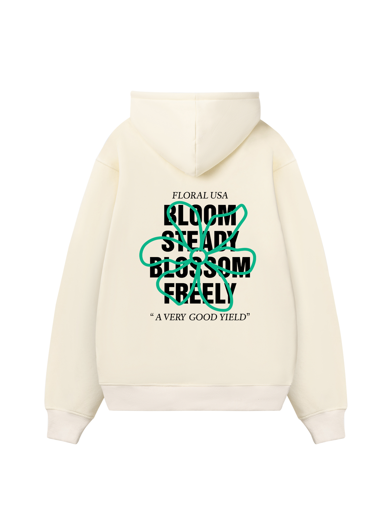 Floral Bloom Steady Hoodie