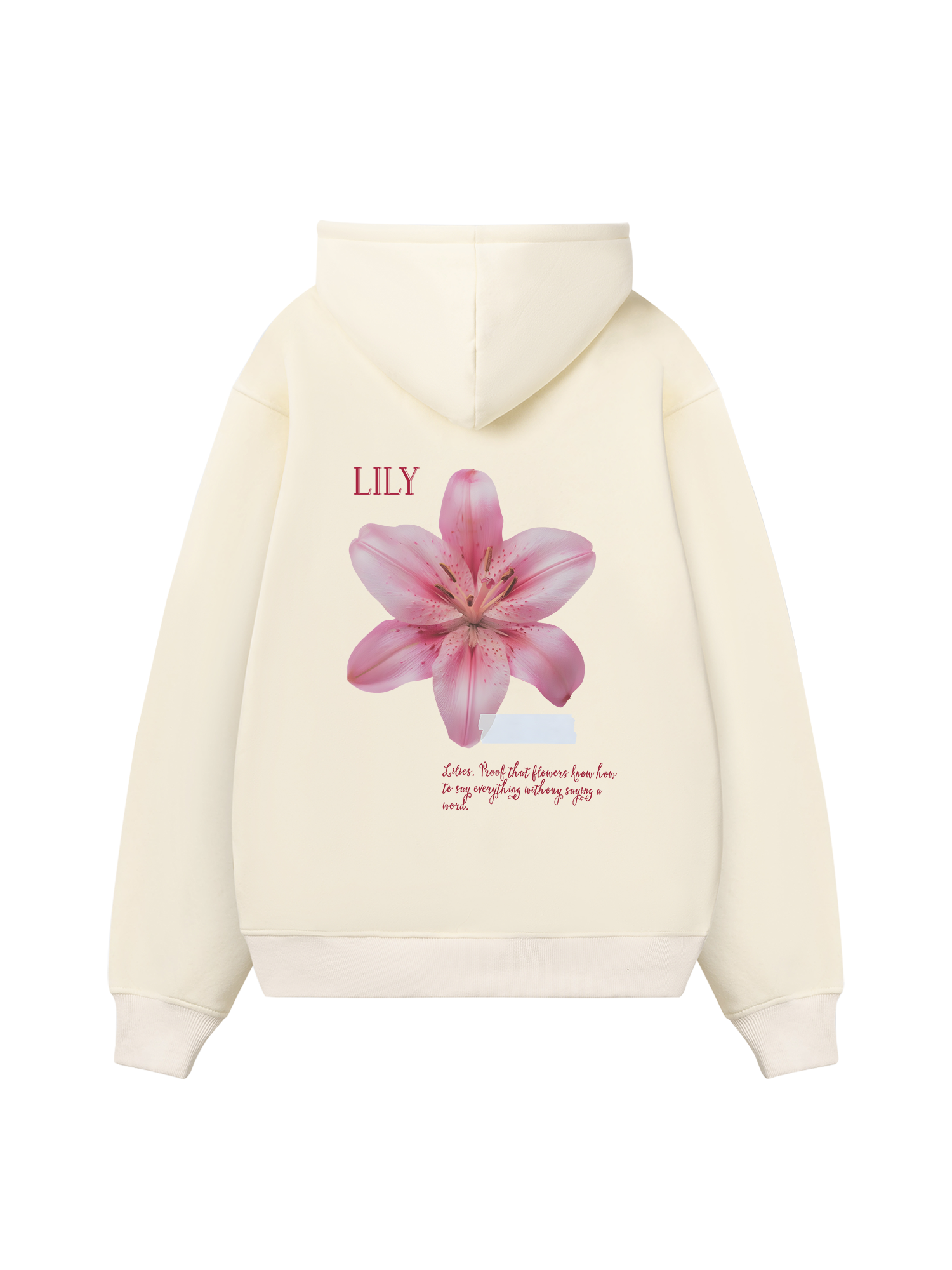 Floral Lily_s language Hoodie