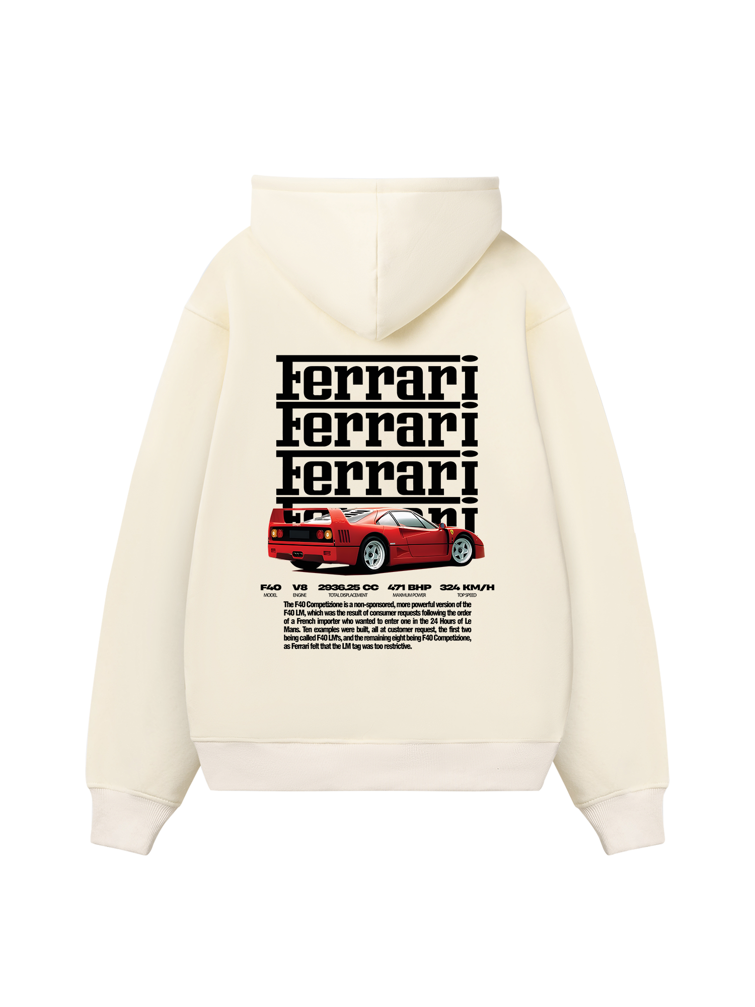 Ferrari Competizione F-40 Hoodie