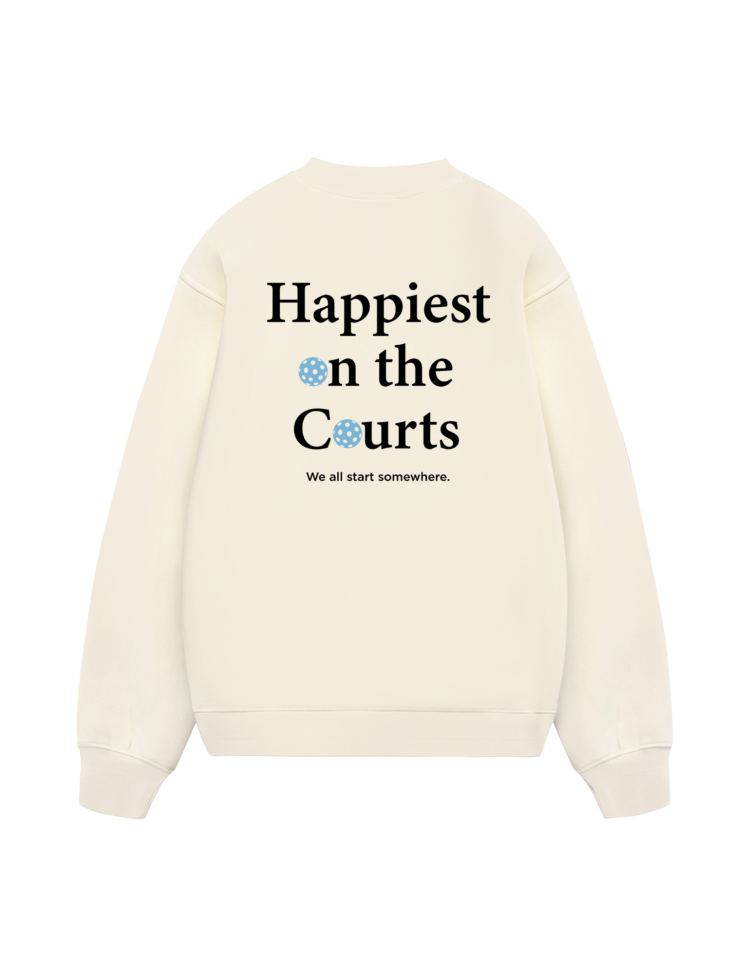 Pickleball Happiest on the Courts Sweater
