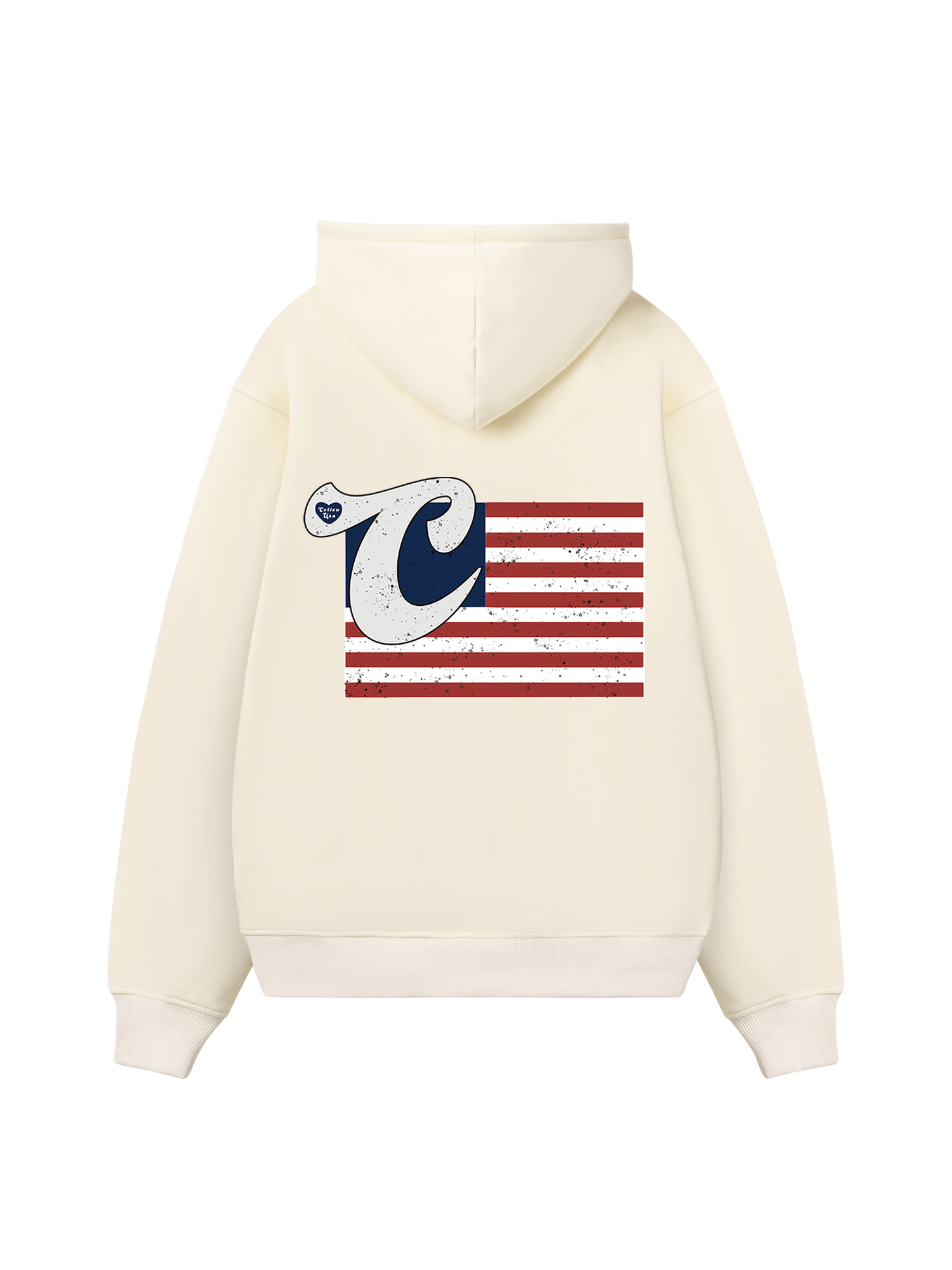 USA Vintage Flag Hoodie