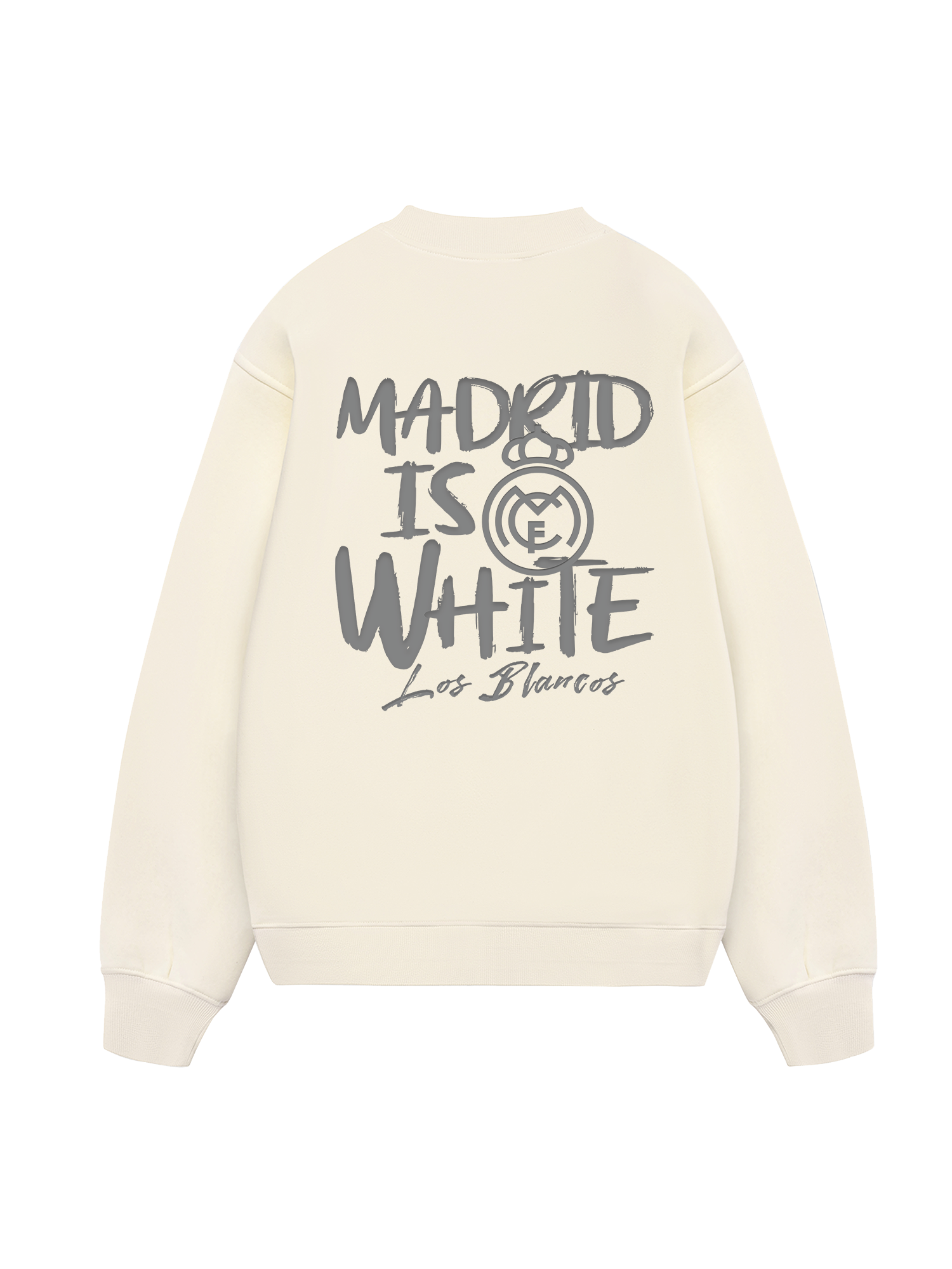 Real Marid Marid Is White Sweater